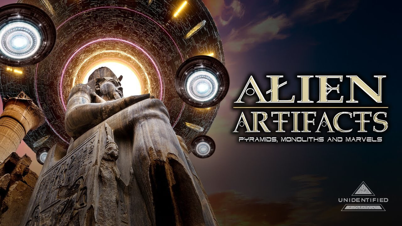 Backdrop for Alien Artifacts: Pyramids, Monoliths and Marvels