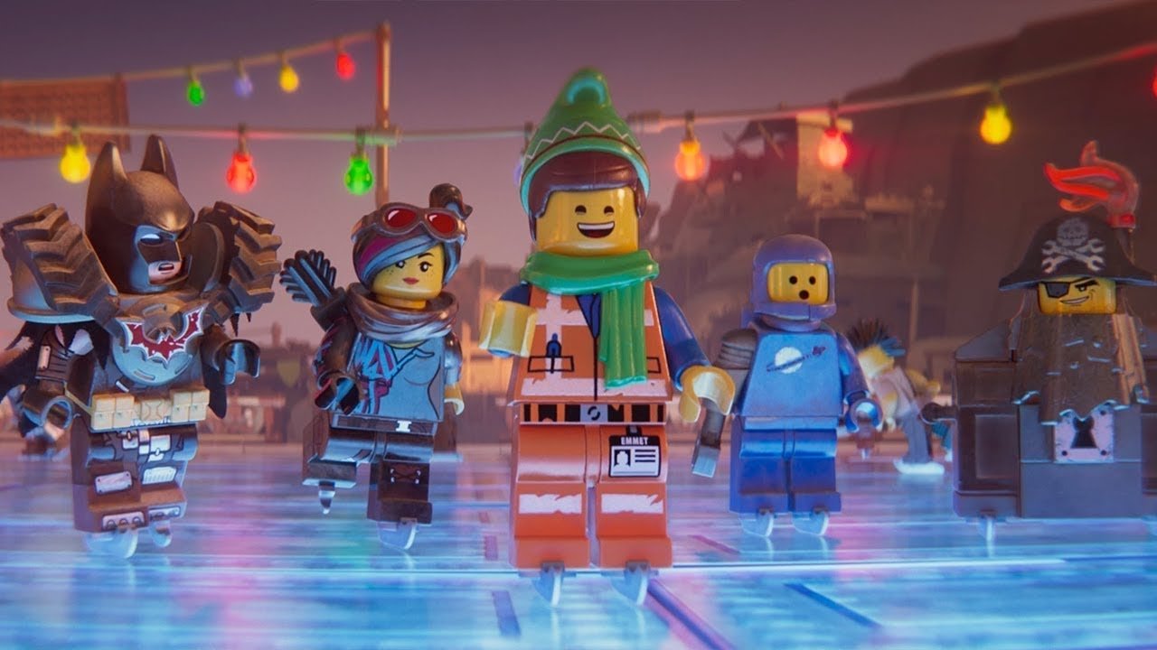 Backdrop for Emmet's Holiday Party: A LEGO Movie Short