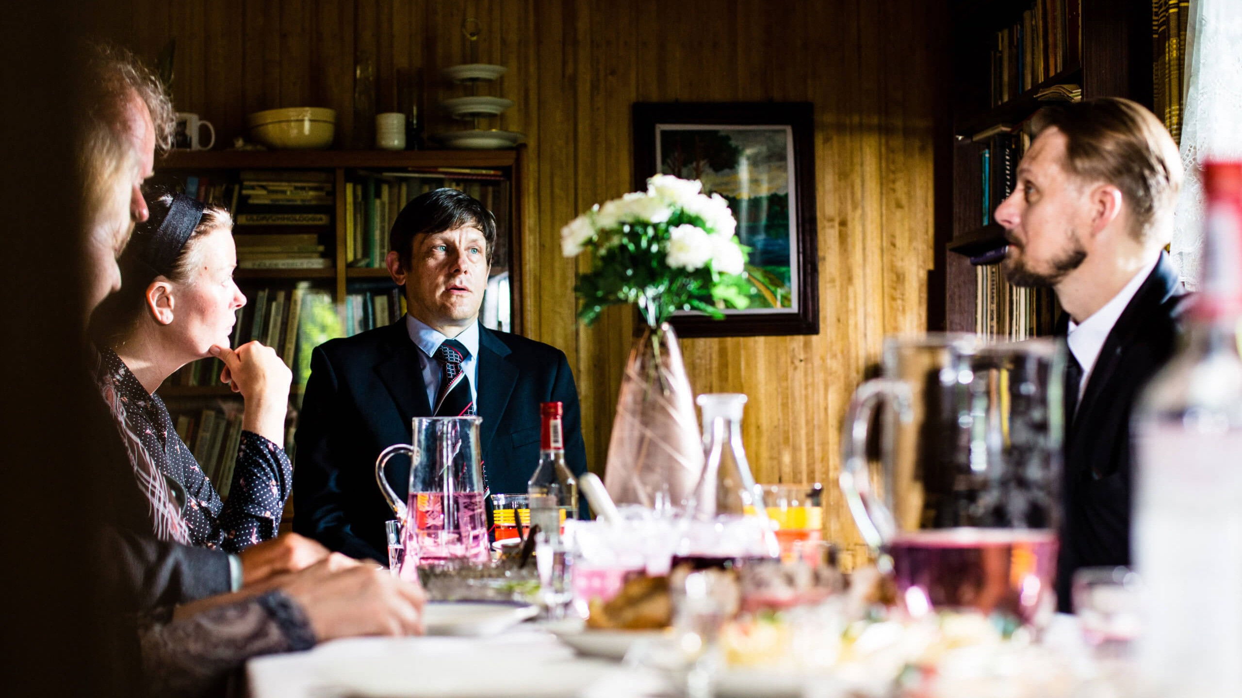 Backdrop for Estonian Funeral