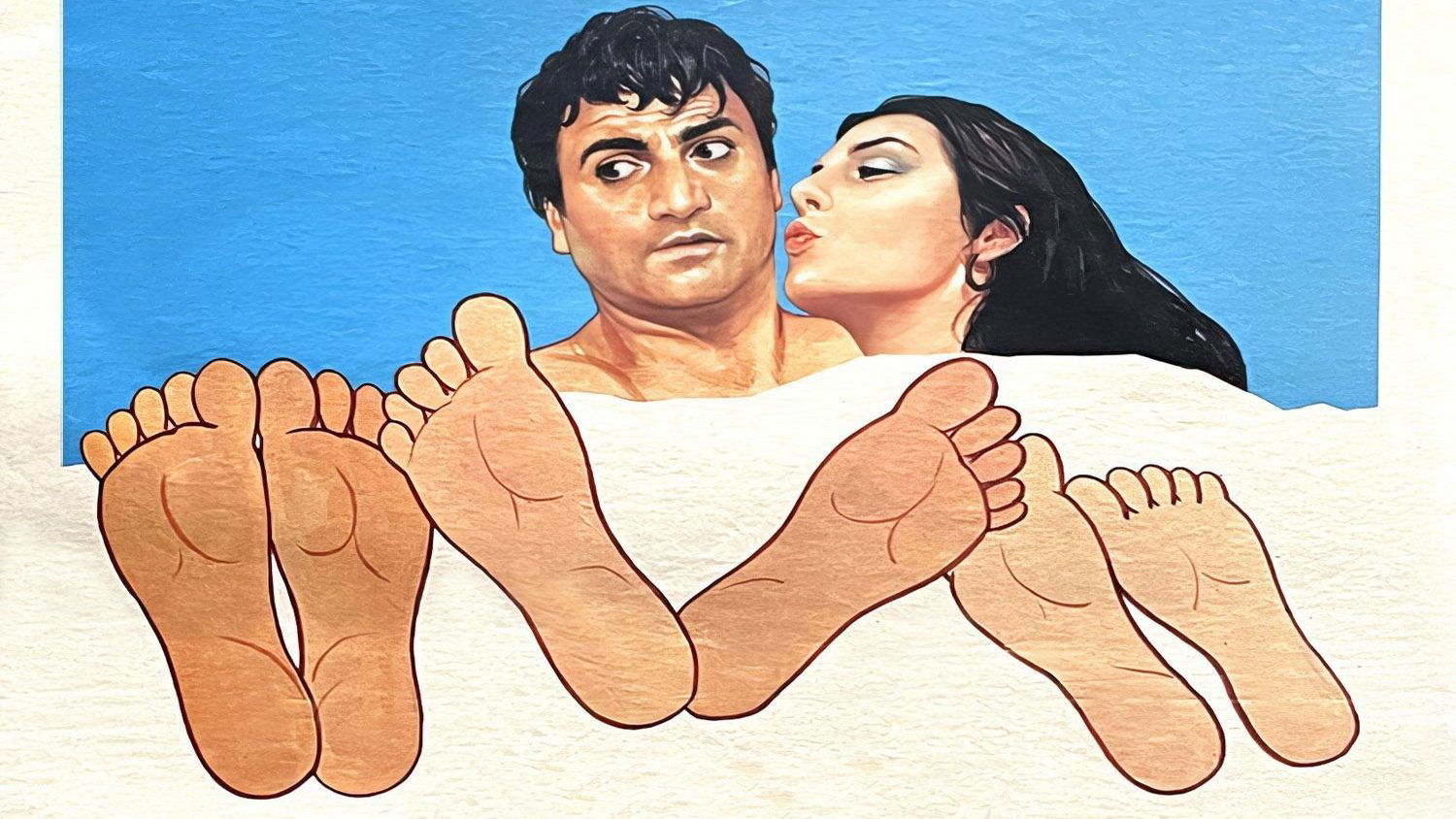 Backdrop for Three Under the Sheets