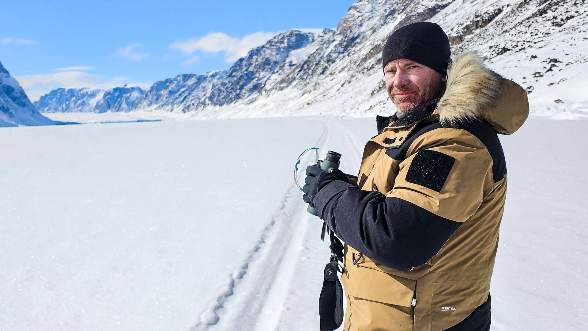 Backdrop for Steve Backshall's Royal Arctic Challenge