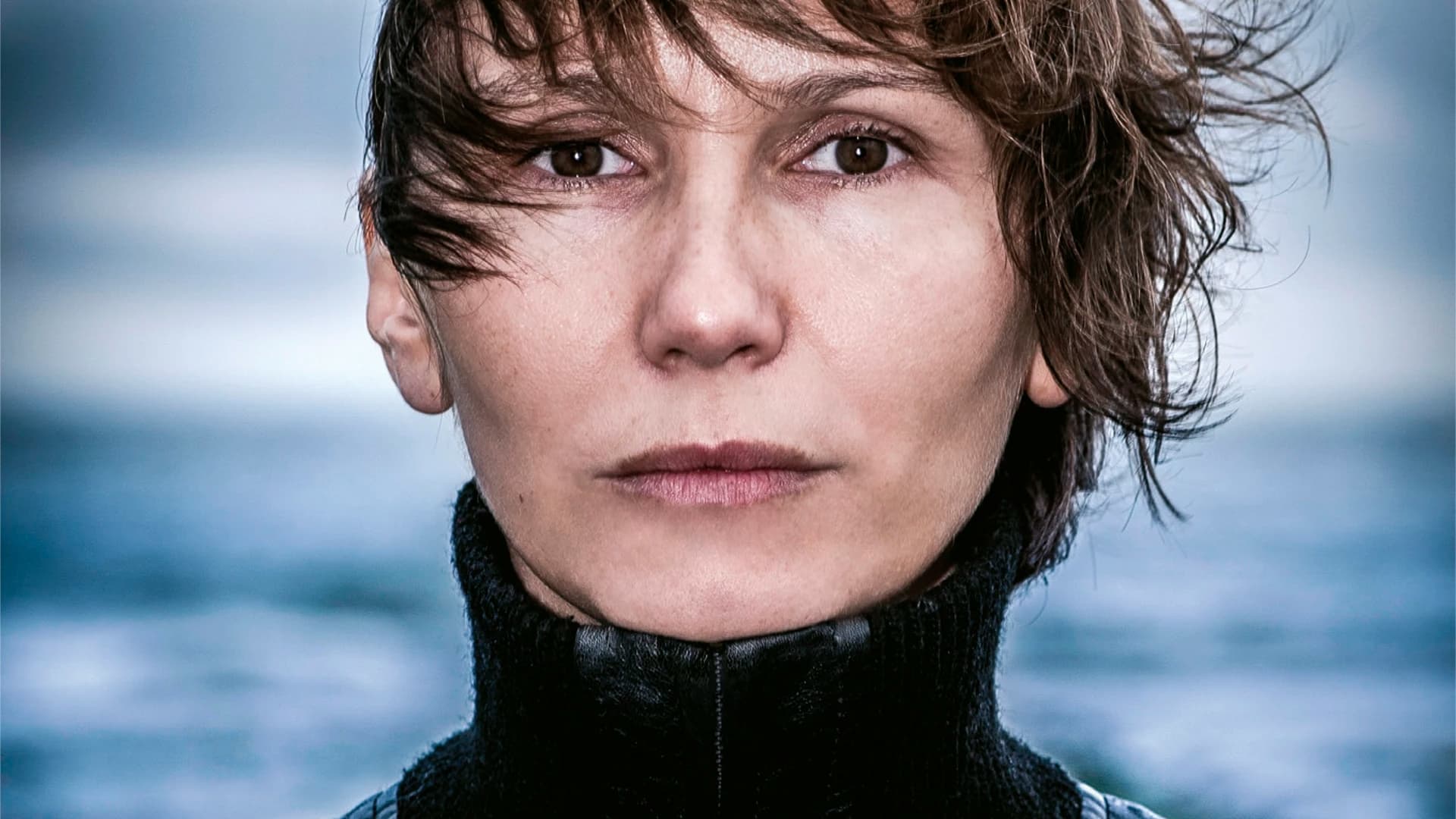 Backdrop for Woman at Sea