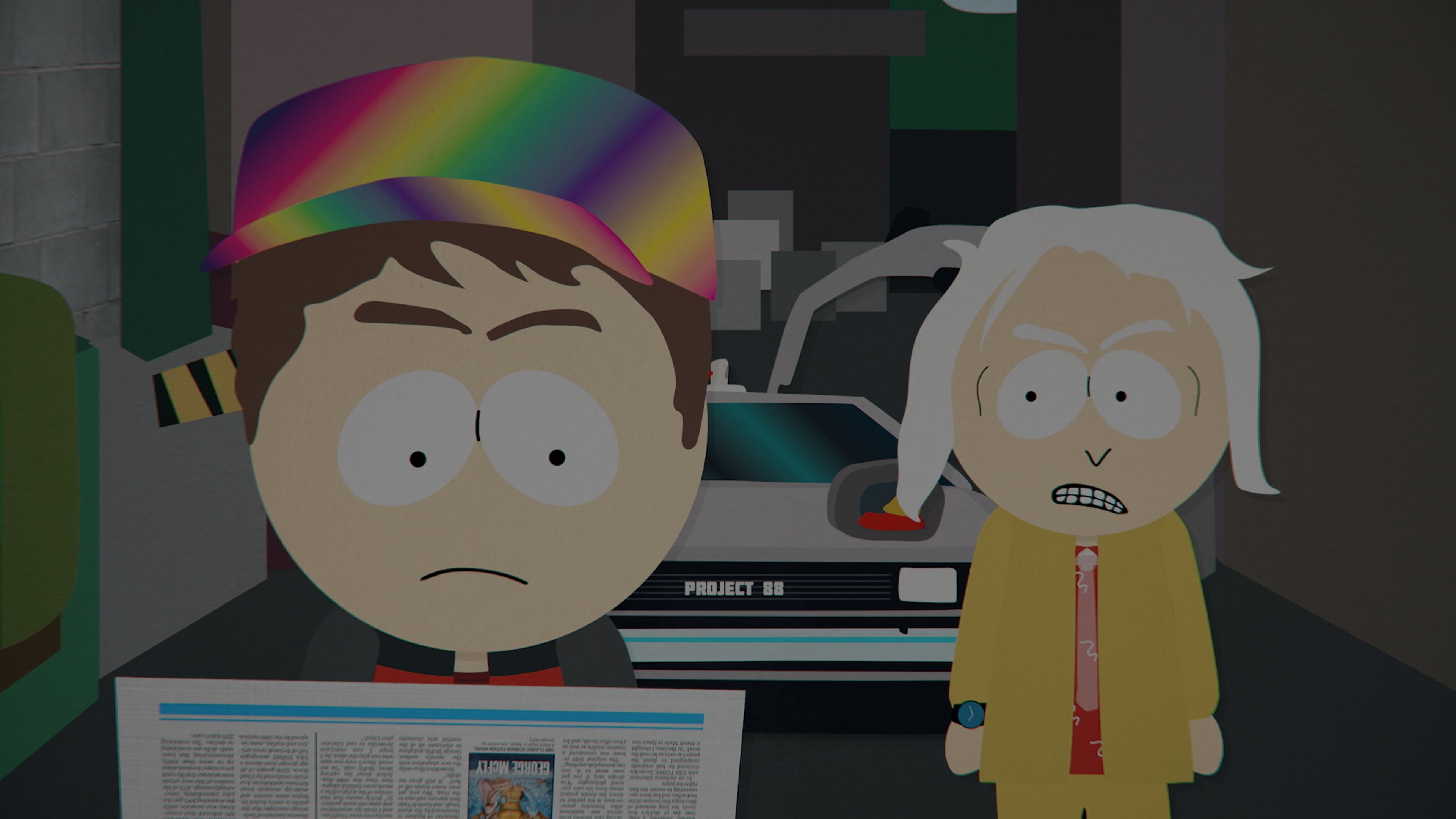 Backdrop for Project 88: Back to the Future Too