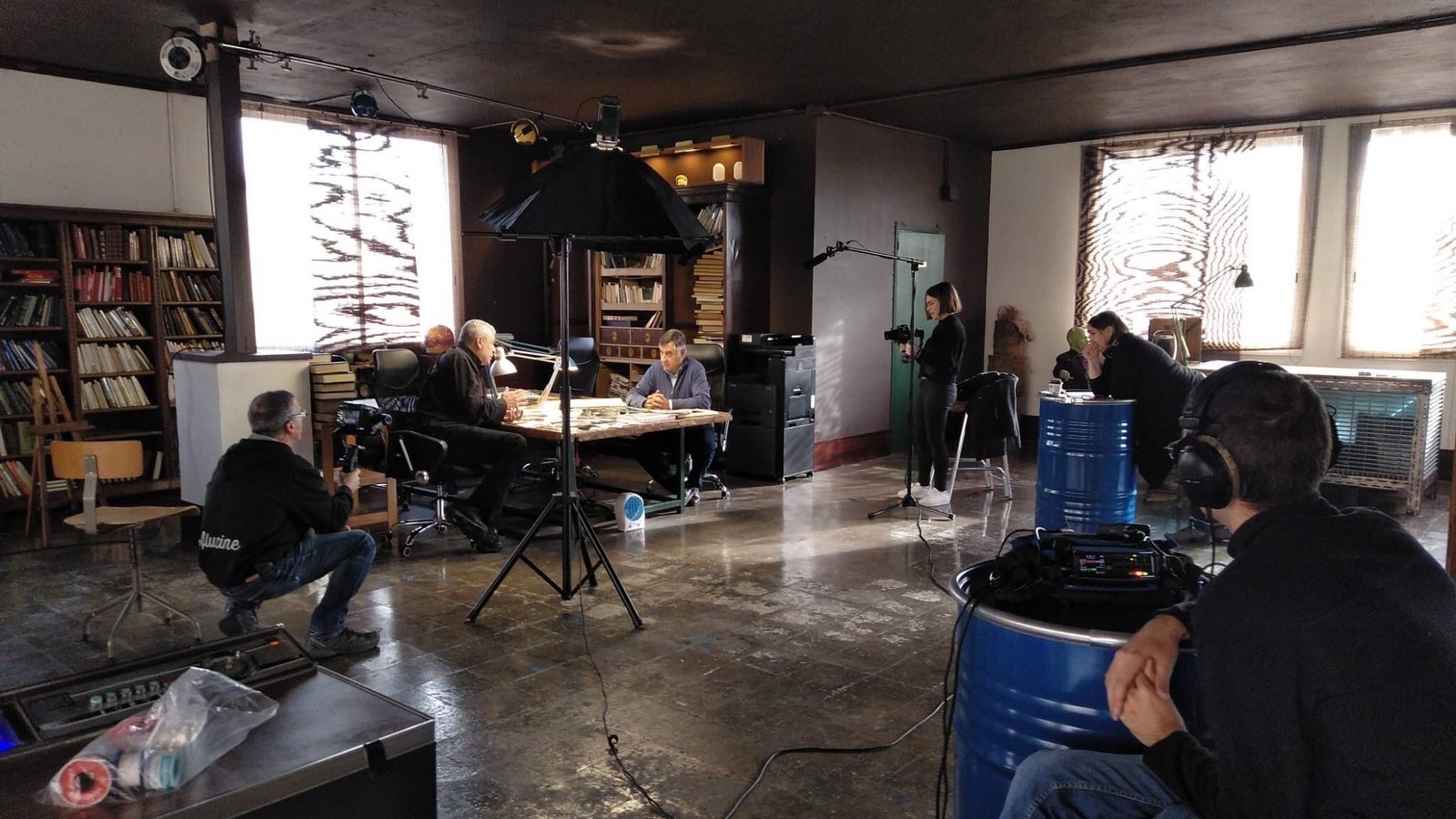 Backdrop for Postwar Album