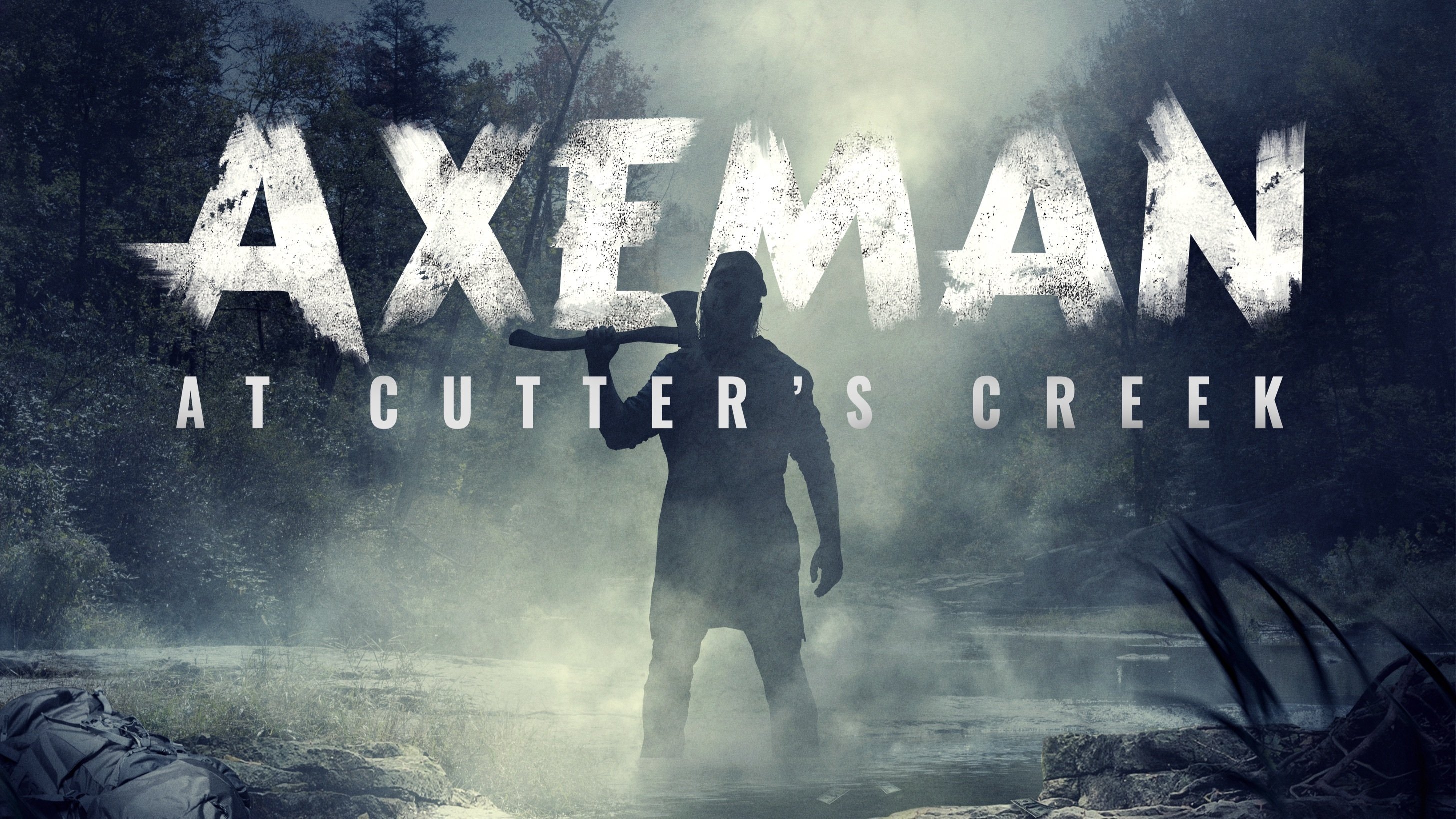 Backdrop for Axeman at Cutter's Creek