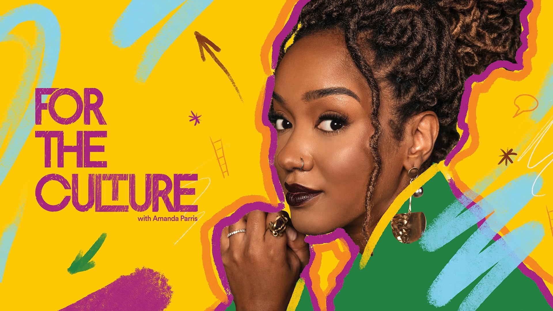 Backdrop for For the Culture with Amanda Parris