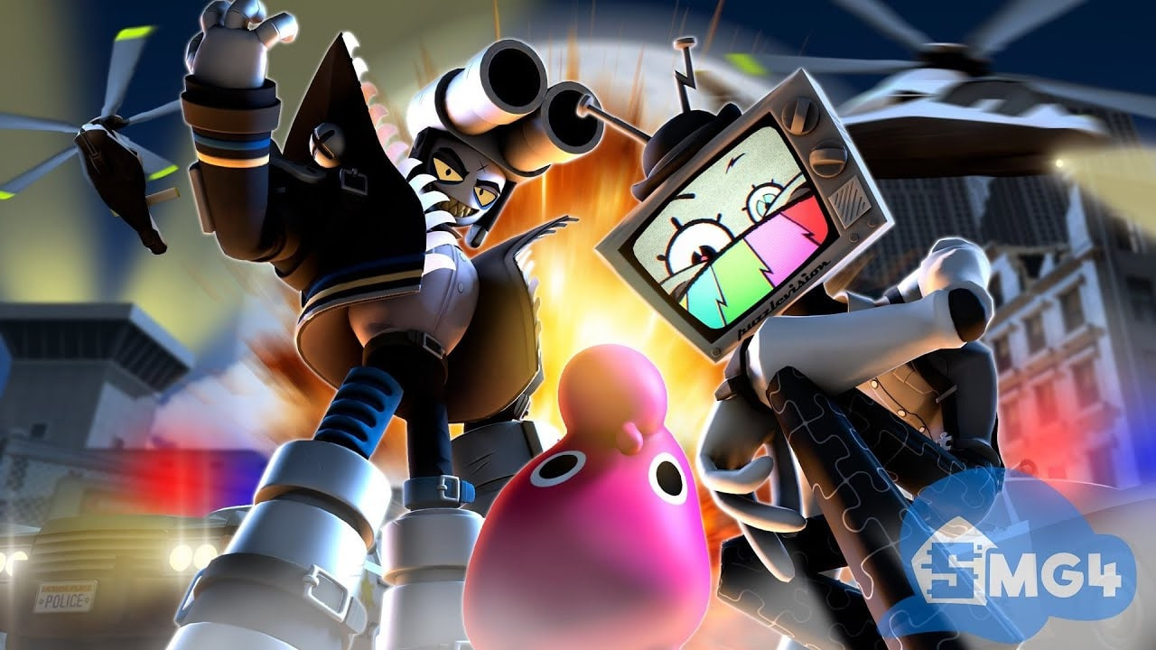 Backdrop for SMG4 Movie: Guns N' Puzzles