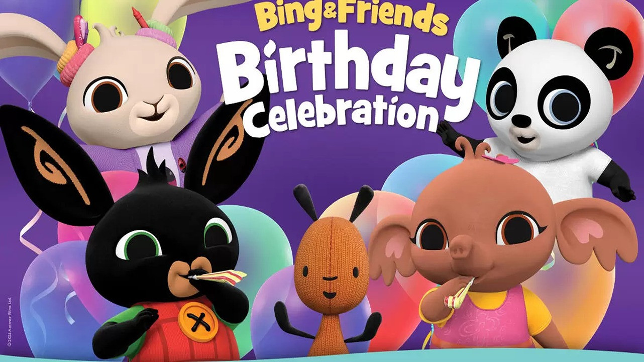 Backdrop for Bing & Friends: Birthday Celebration