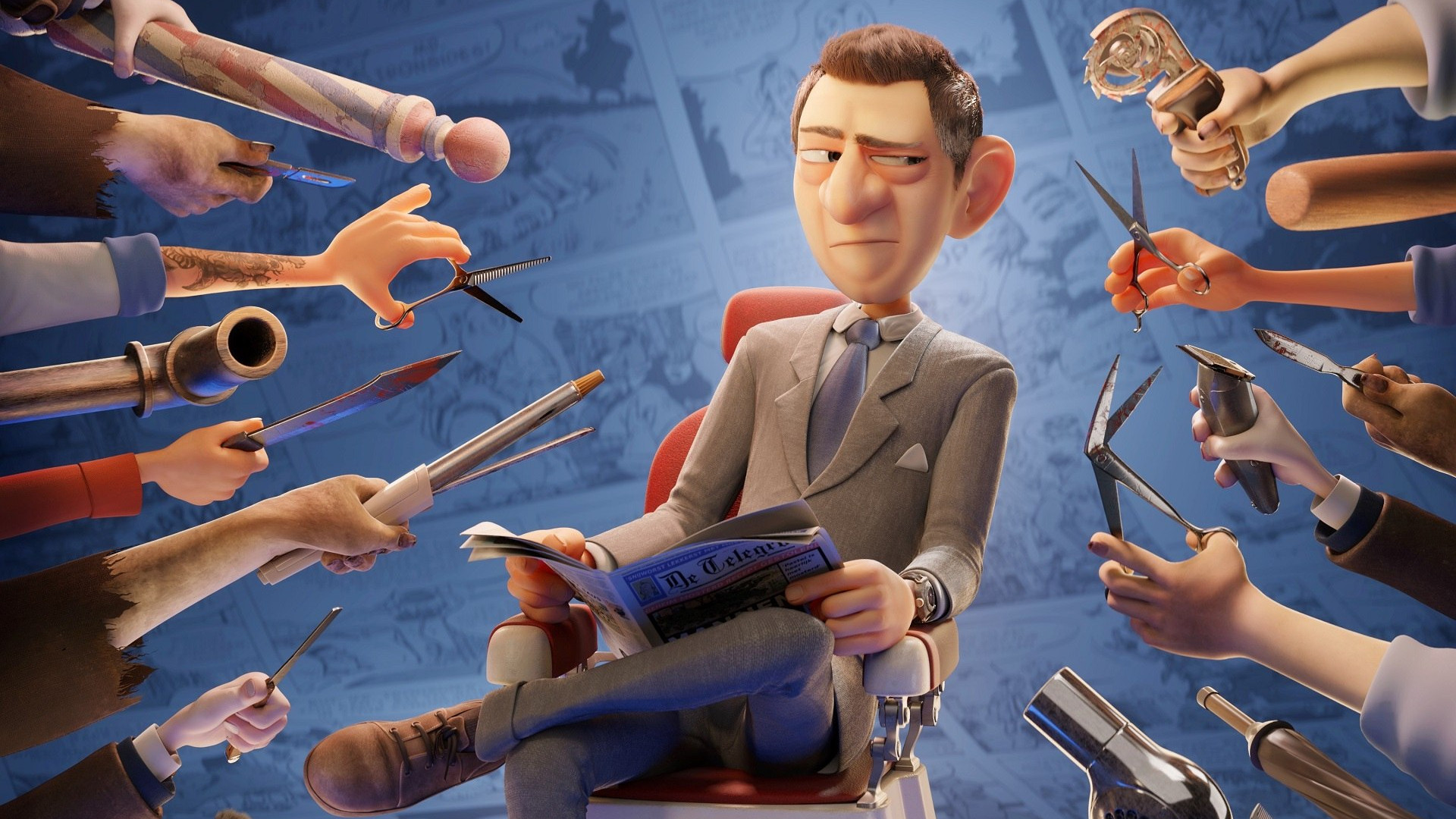 Backdrop for Agent 327: Operation Barbershop