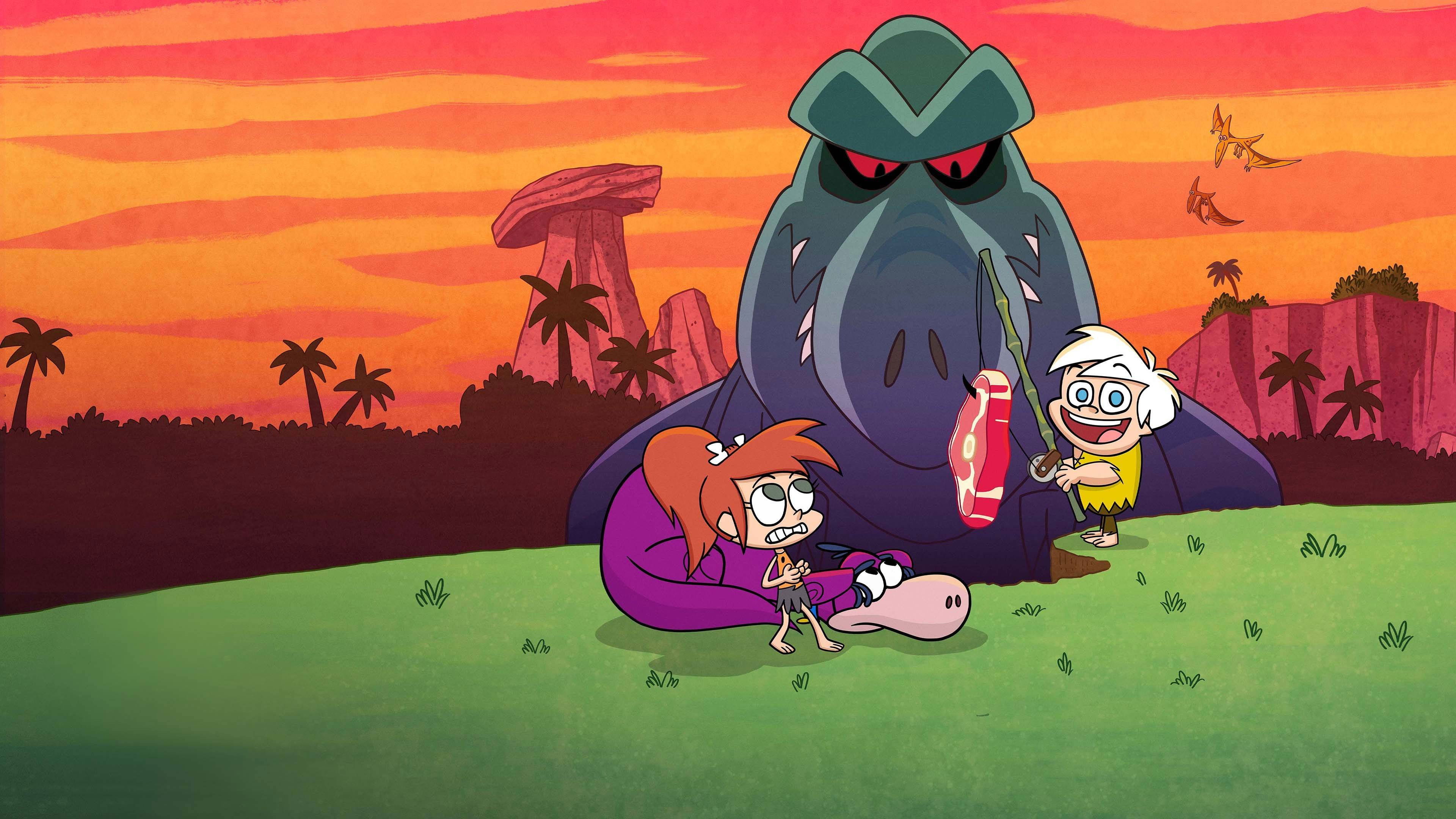 Backdrop for Yabba-Dabba Dinosaurs