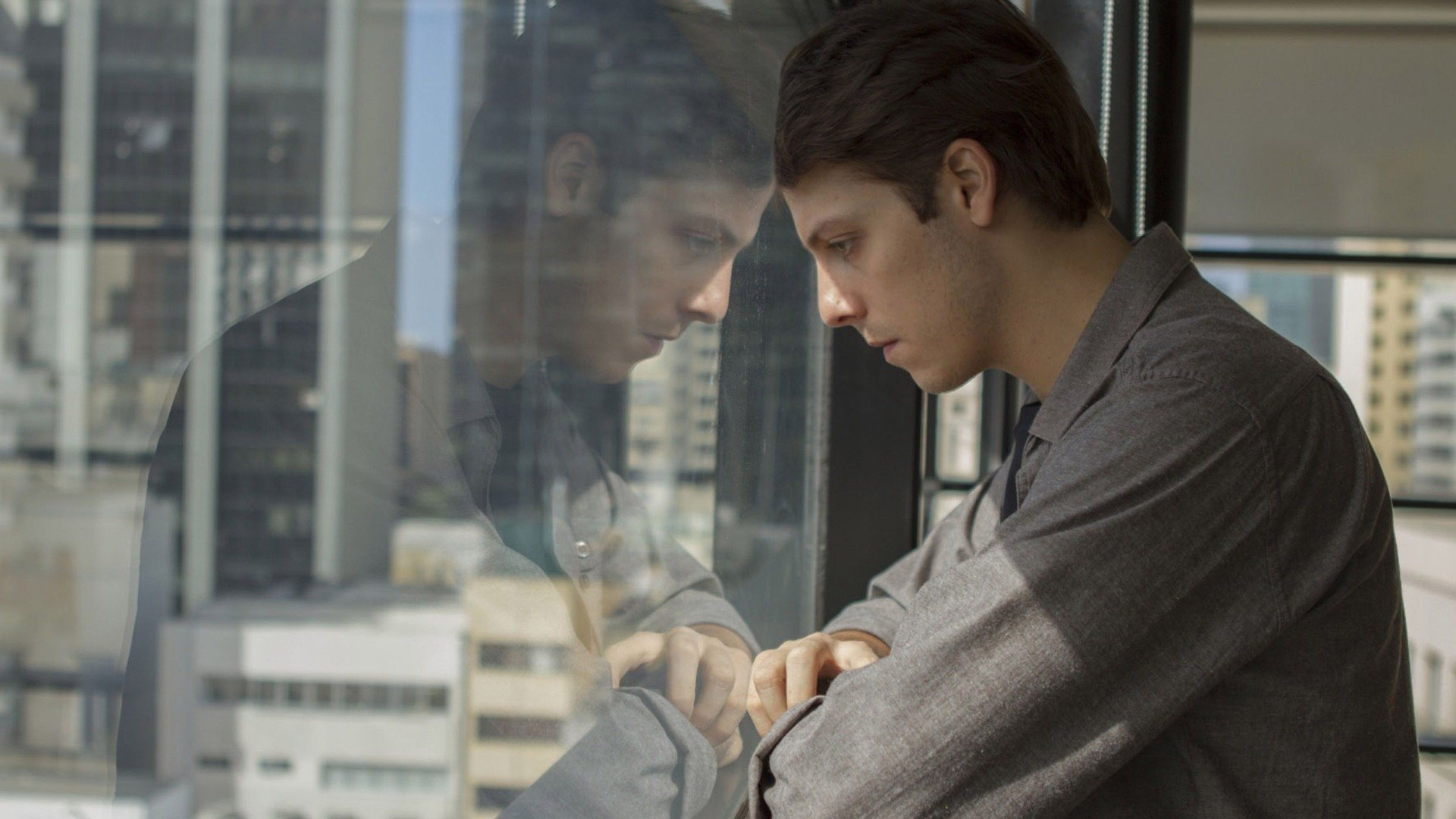 Backdrop for A Man Amidst Bees