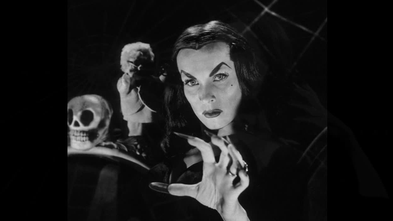 Backdrop for Vampira and Me