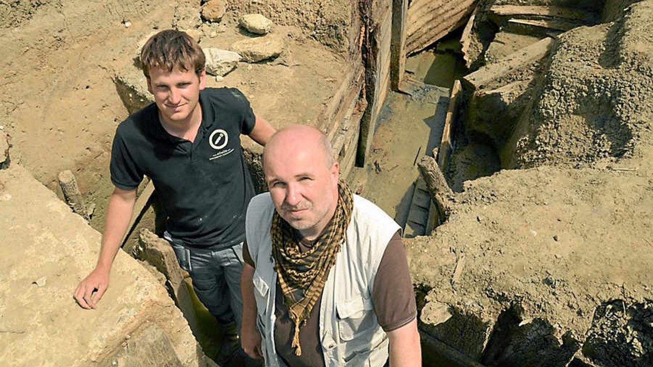 Backdrop for WWI's Tunnels of Death The Big Dig