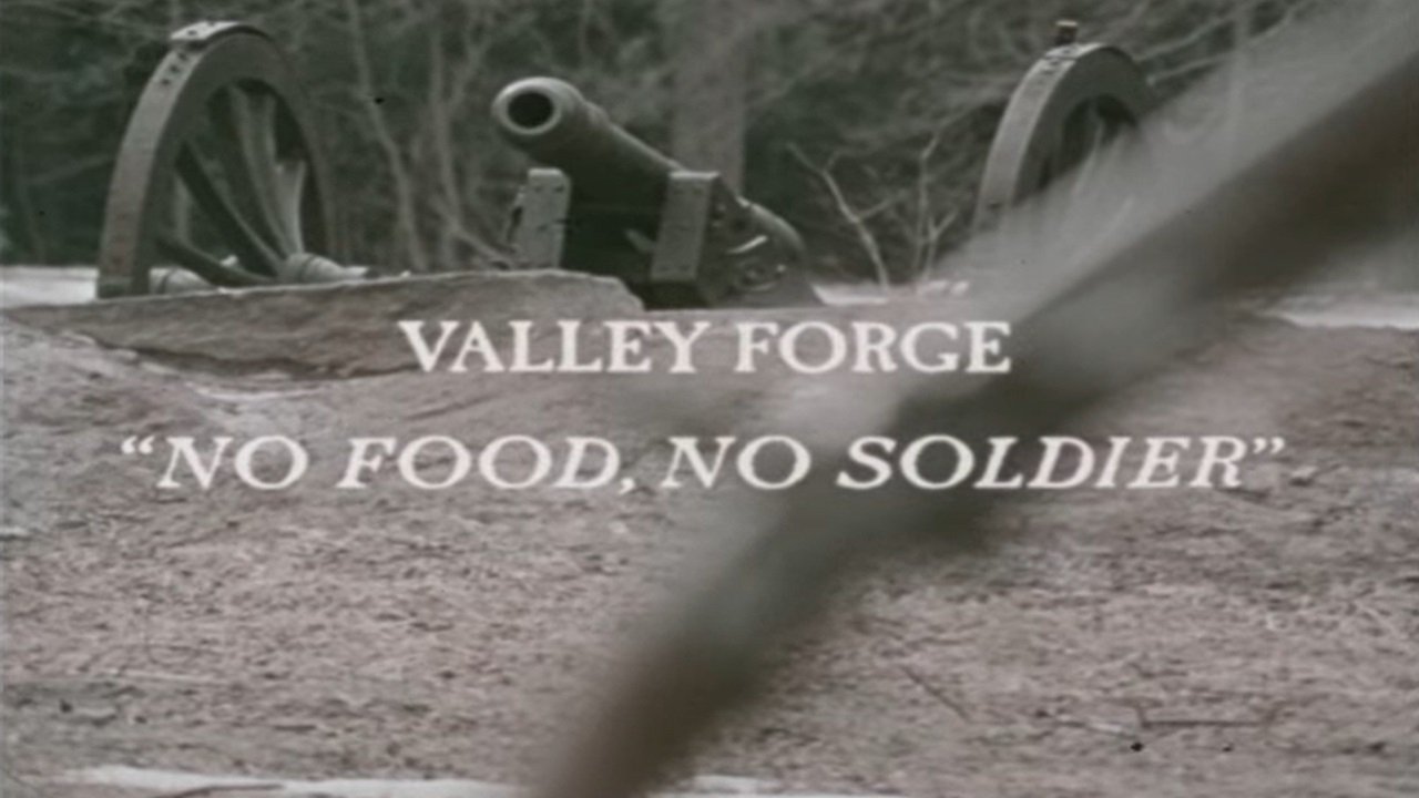 Backdrop for Valley Forge: "No Food, No Soldier"