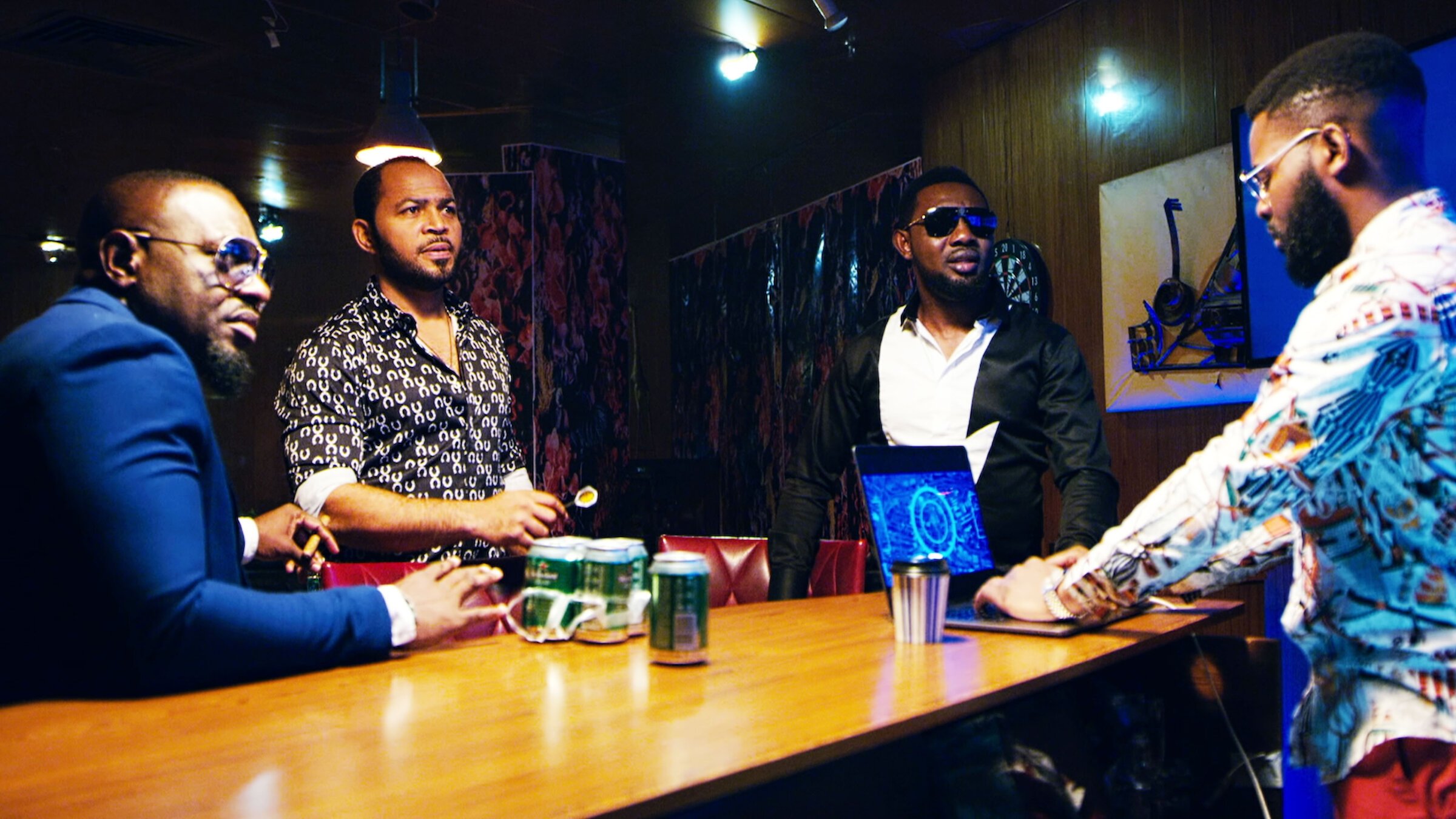 Backdrop for Merry Men: The Real Yoruba Demons