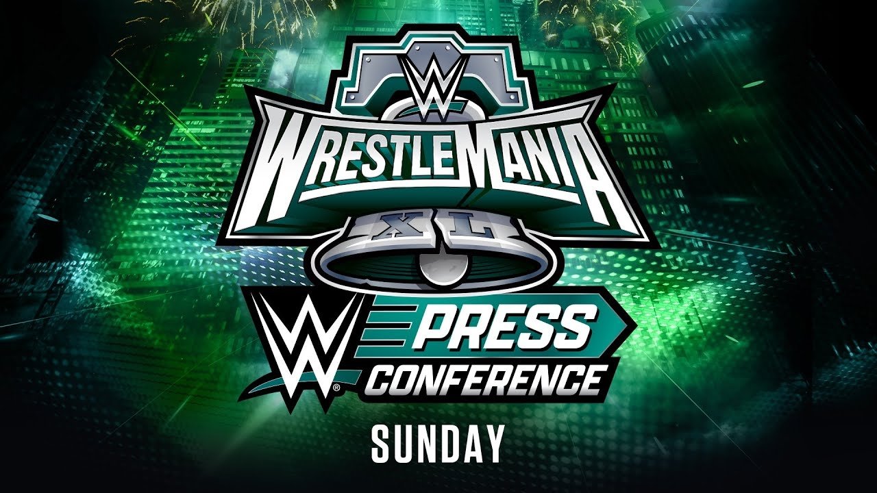 Backdrop for WrestleMania XL Sunday Post-Show Press Conference
