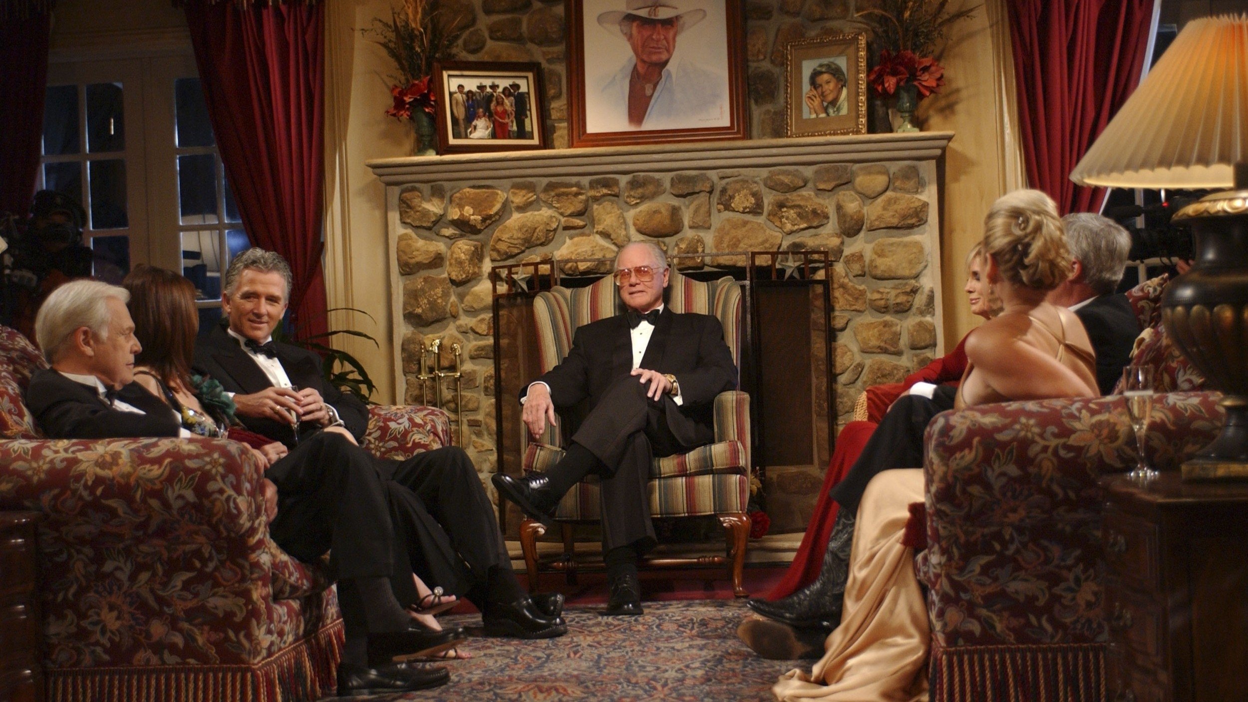 Backdrop for Dallas Reunion: Return to Southfork