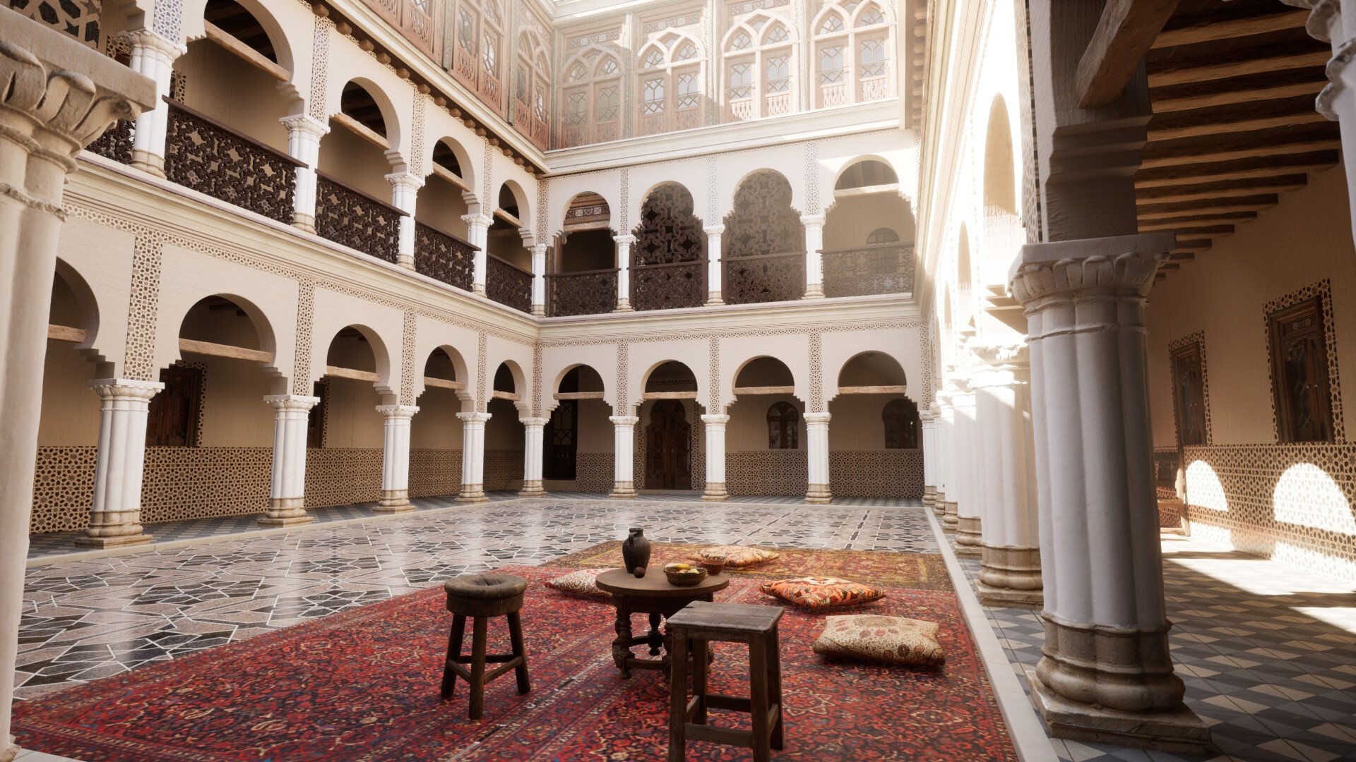 Backdrop for The Casbah of Algiers