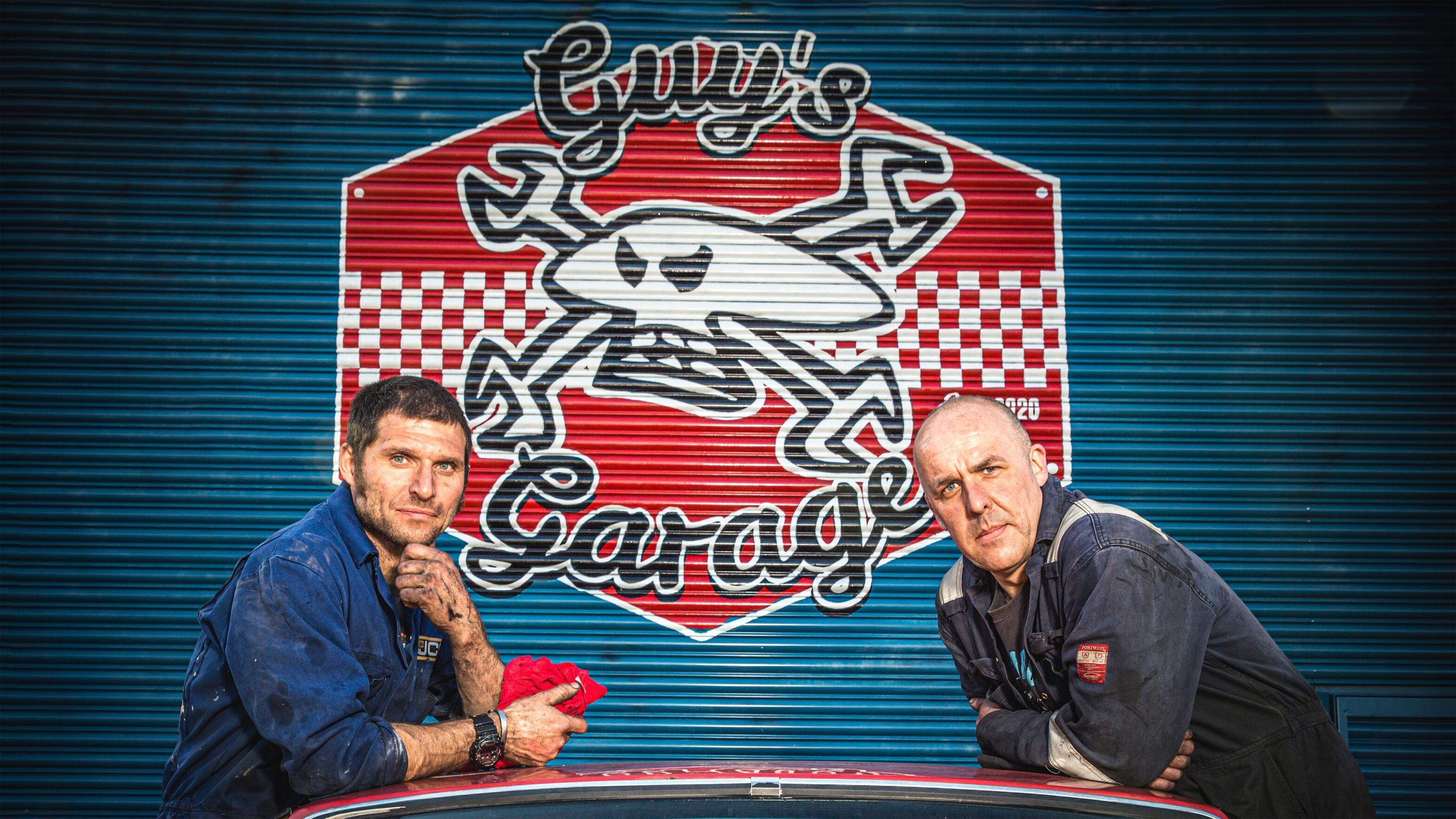 Backdrop for Guy's Garage