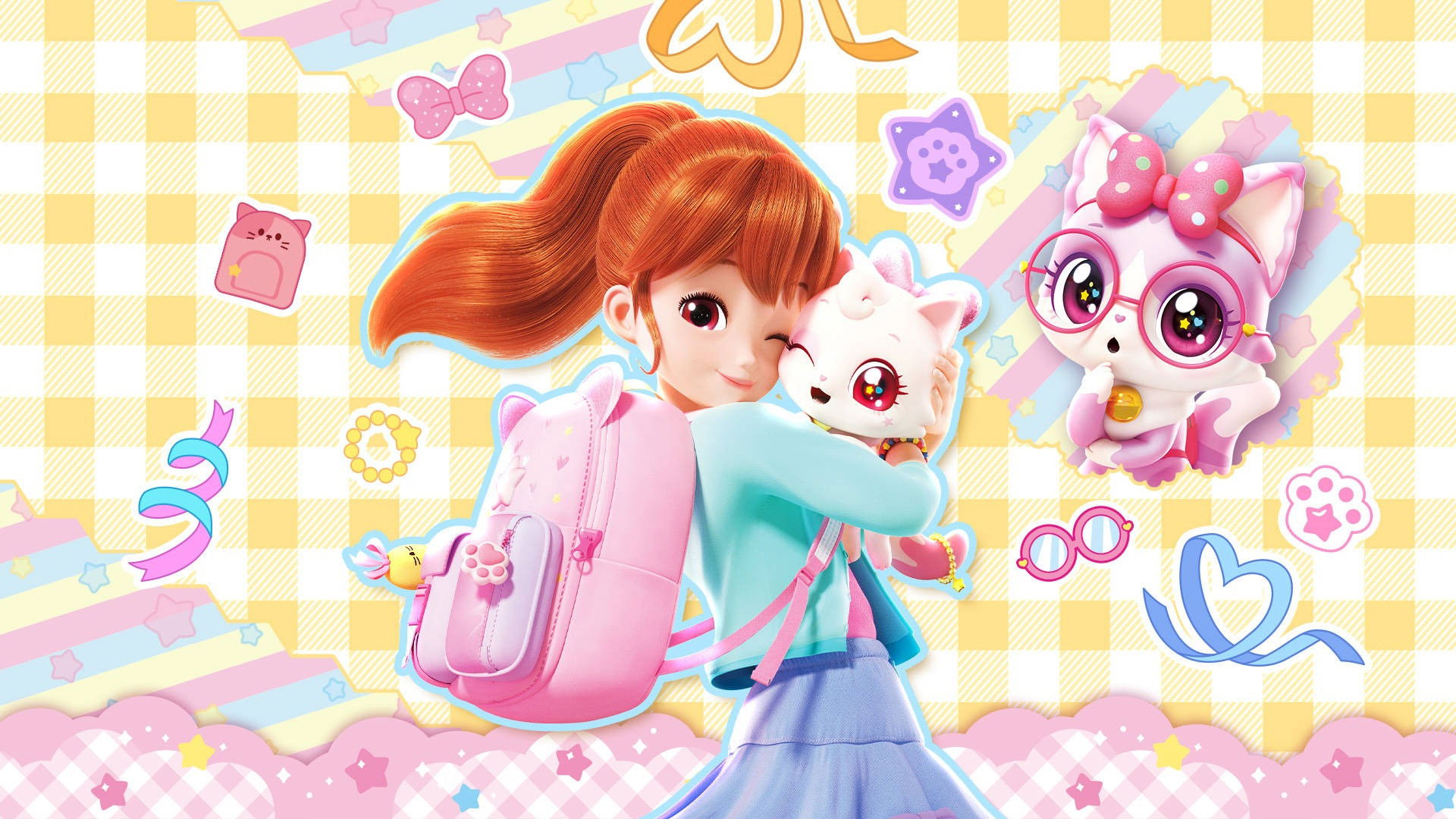 Backdrop for Wish Cat