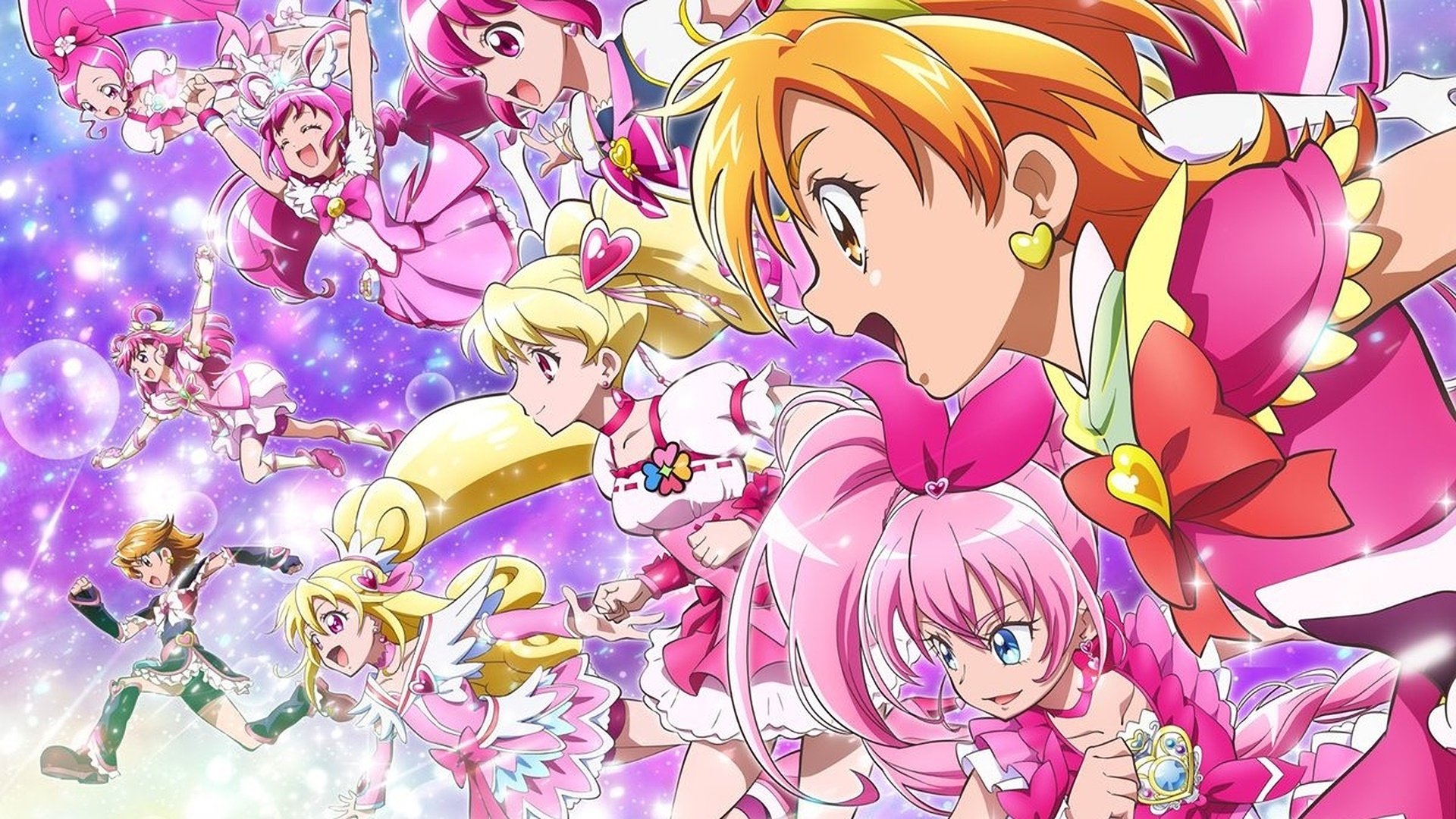Backdrop for Pretty Cure All Stars F