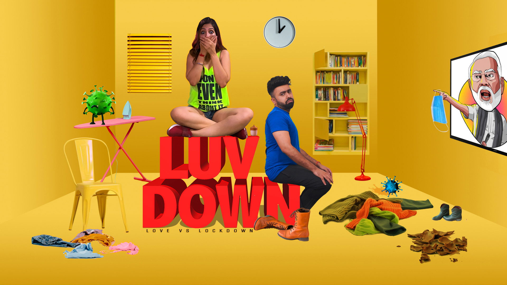 Backdrop for LUV DOWN: Love vs Lockdown
