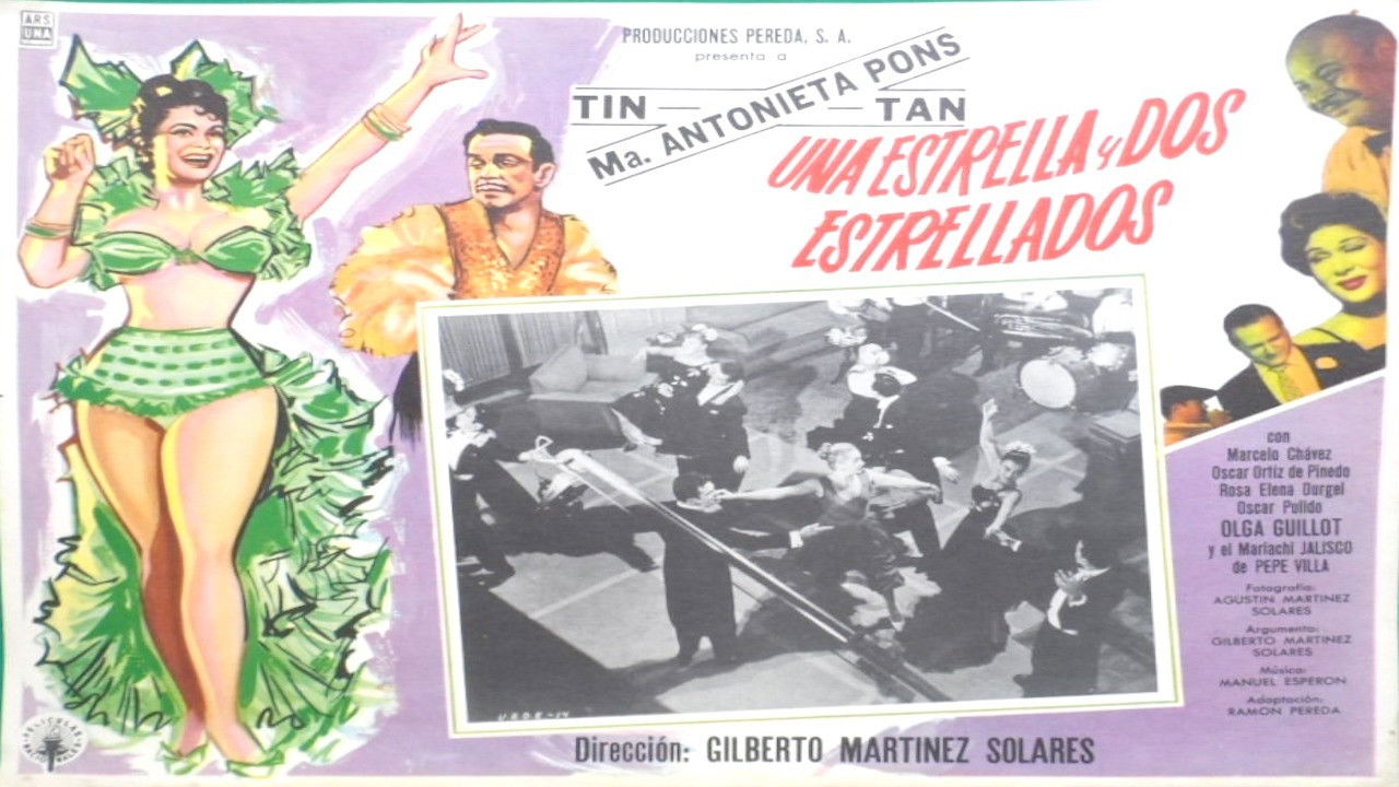 Backdrop for Una estrella y dos estrellados