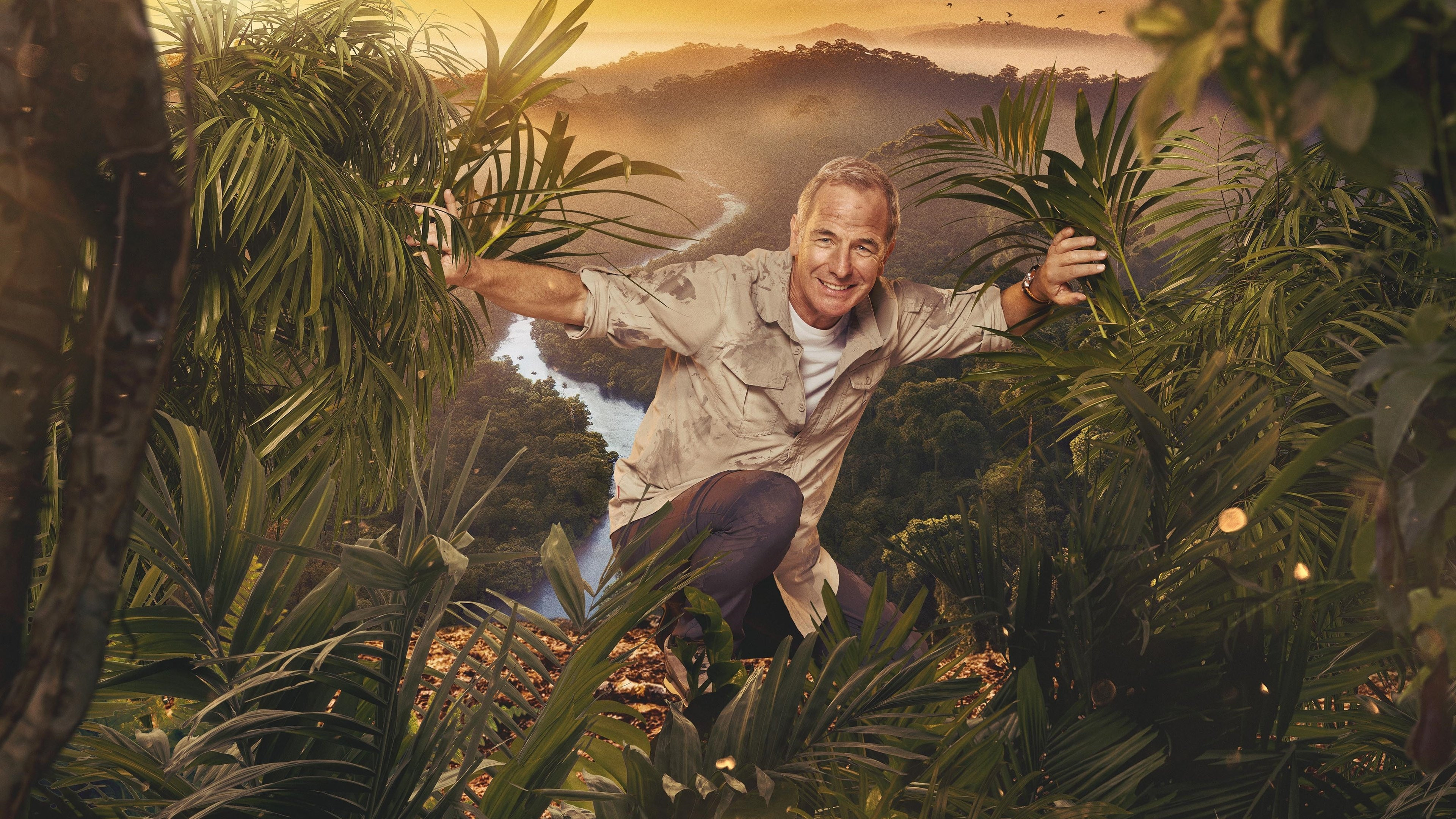 Backdrop for Into the Amazon with Robson Green