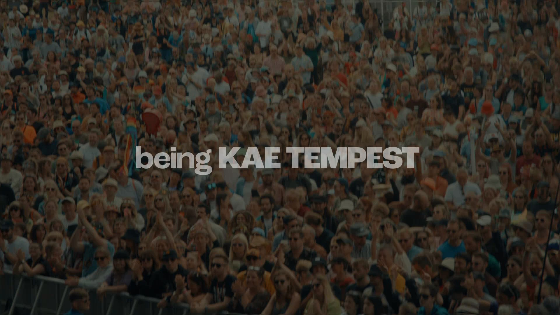 Backdrop for Being Kae Tempest