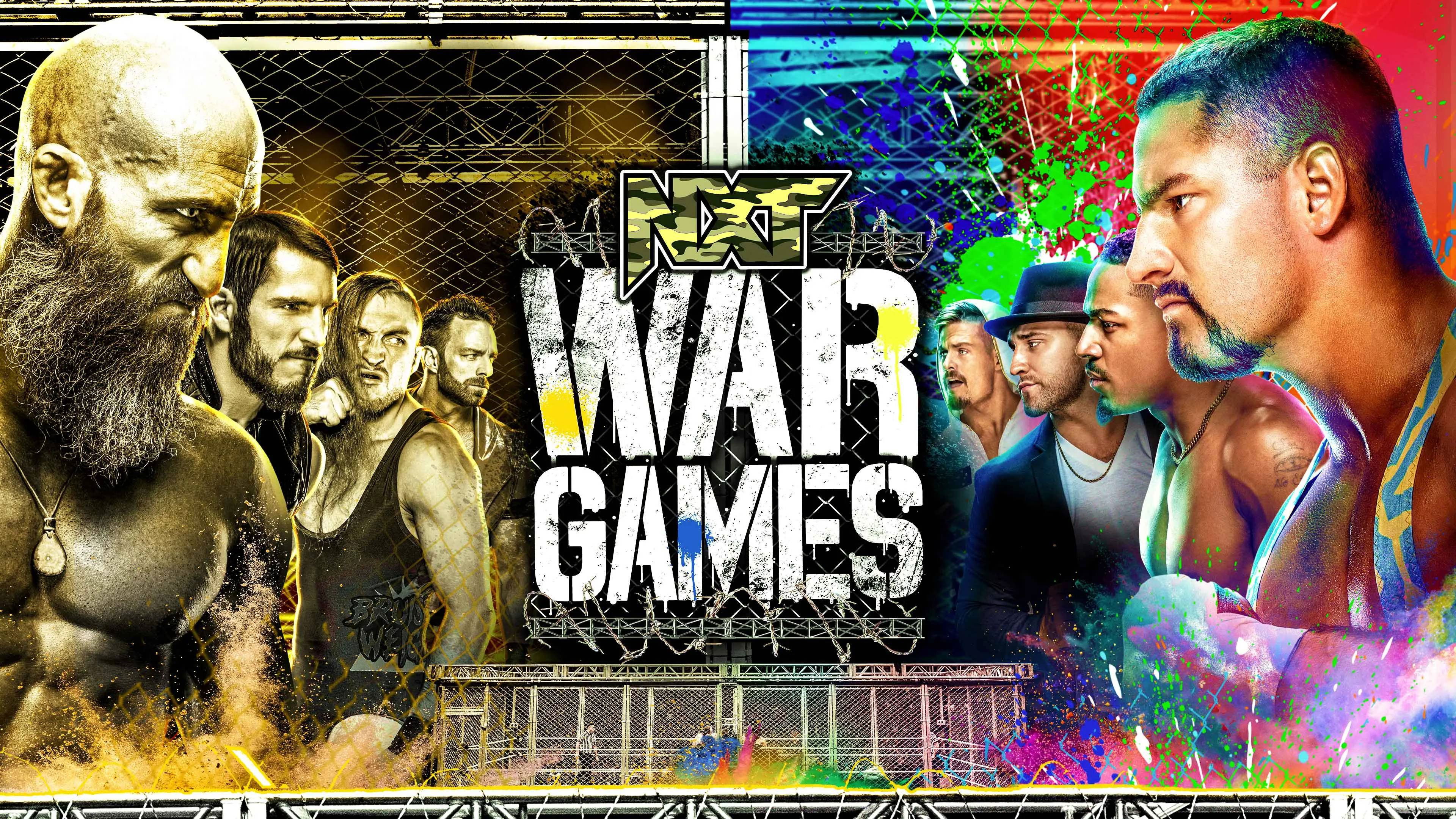 Backdrop for NXT WarGames 2021
