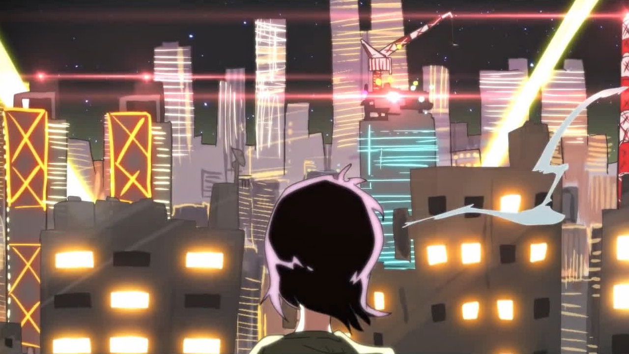 Backdrop for Girl Electric