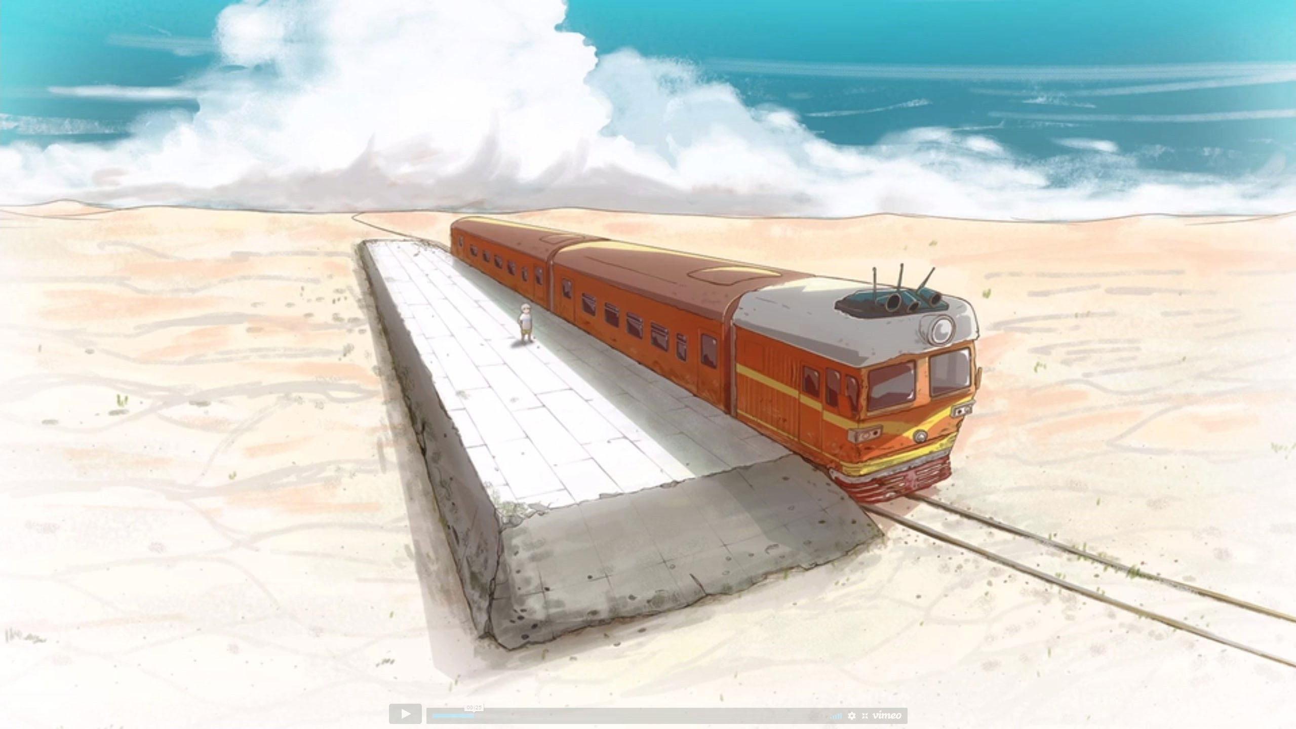 Backdrop for Falling Tide