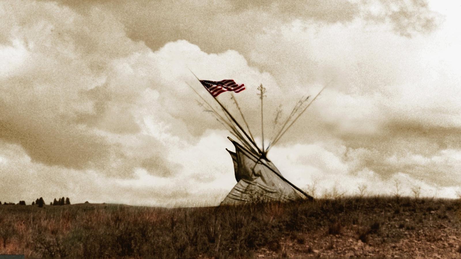 Backdrop for We Shall Remain