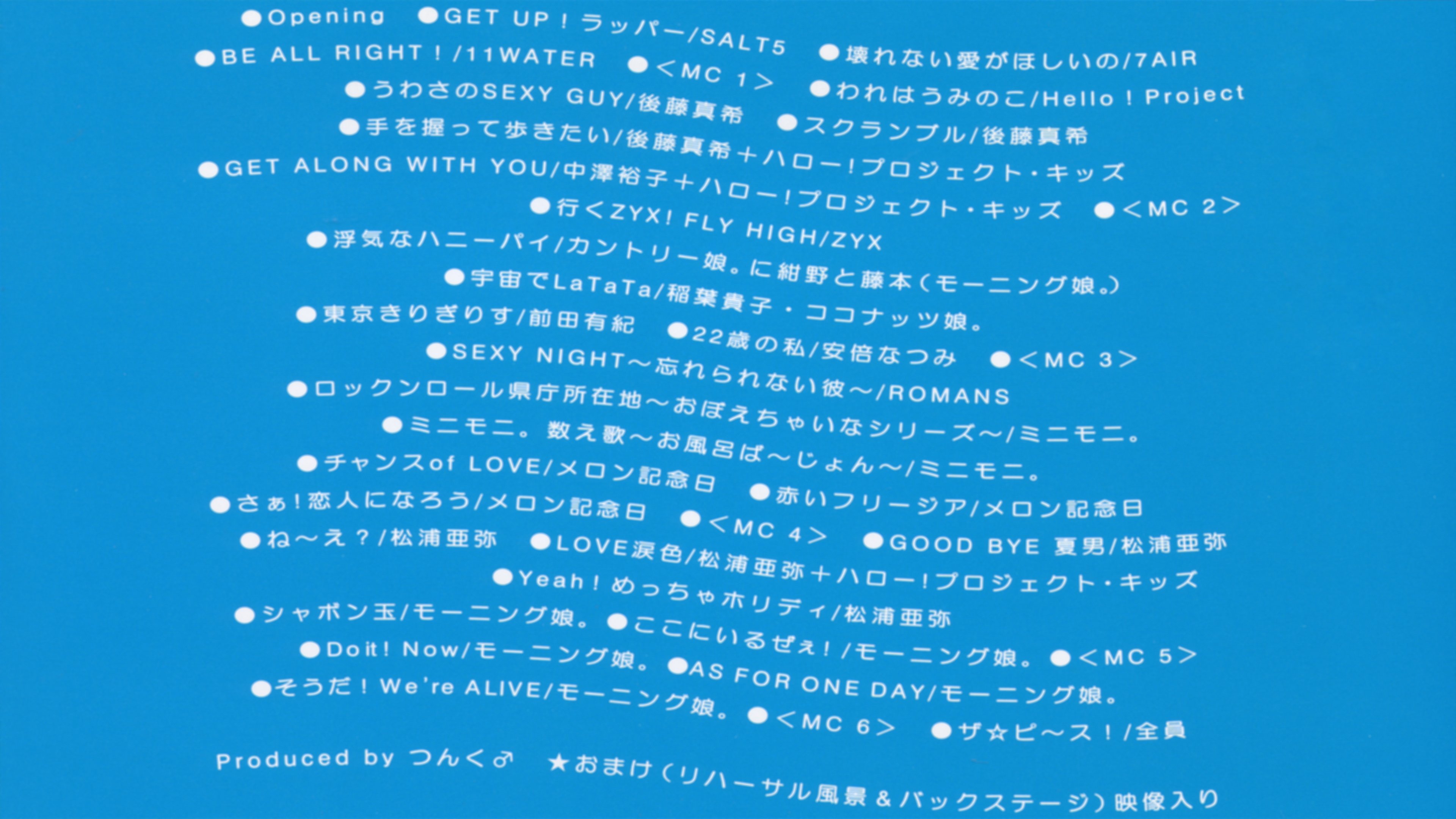 Backdrop for Hello! Project 2003 Summer ~Yossha! Bikkuri Summer!!~