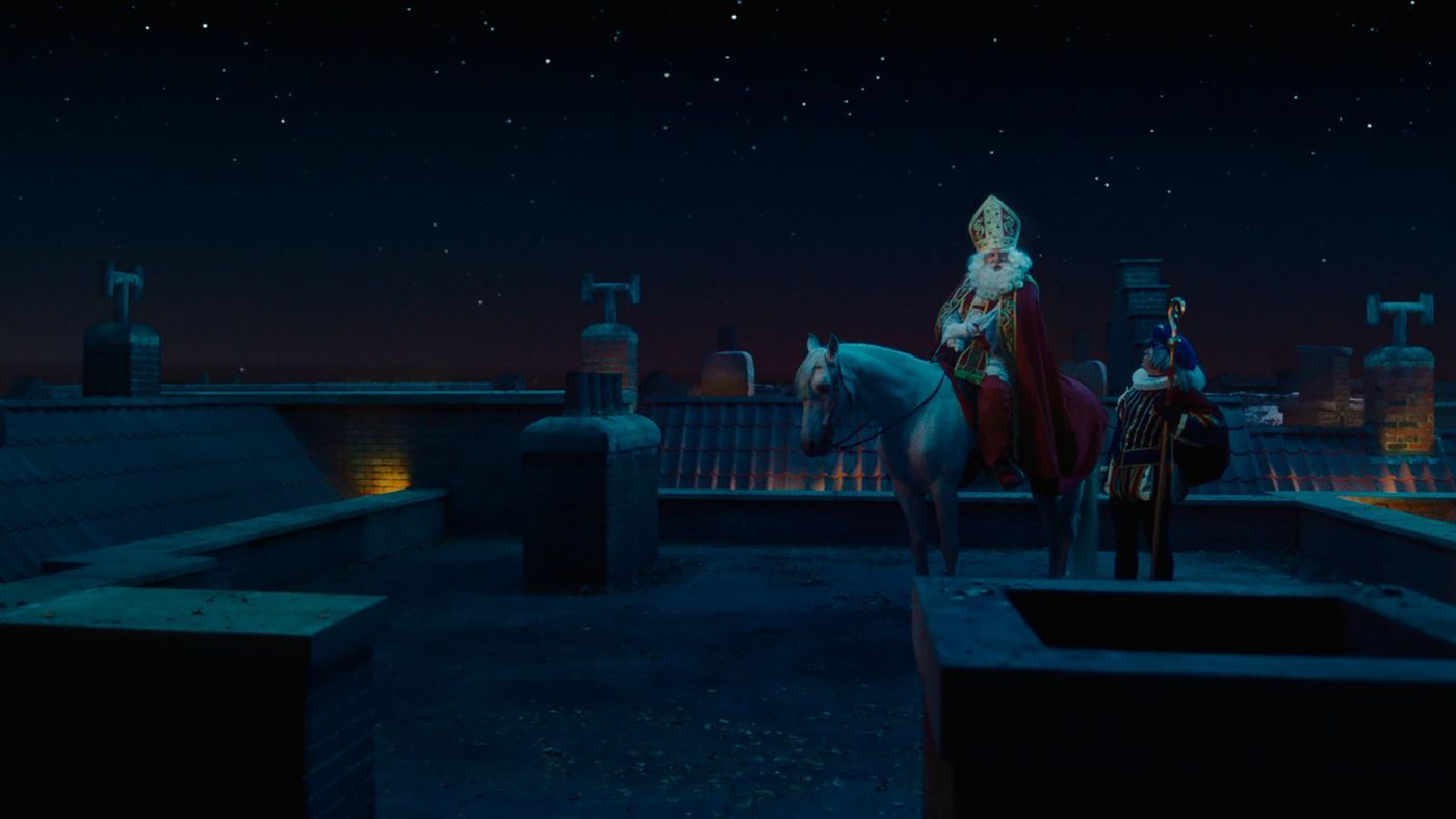 Backdrop for Sinterklaas en Koning Kabberdas