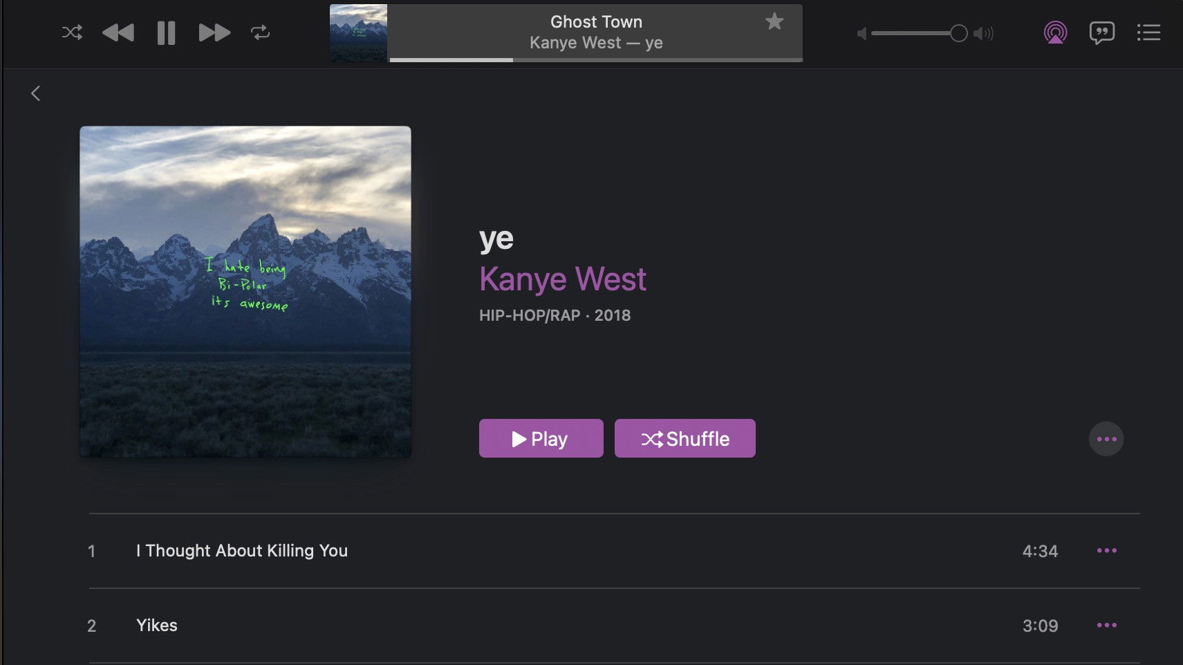 Backdrop for ghost town.