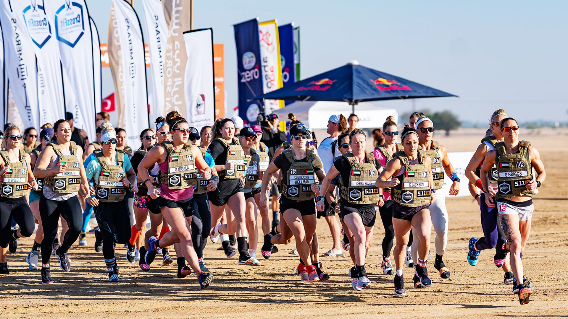 Backdrop for Fittest in Dubai