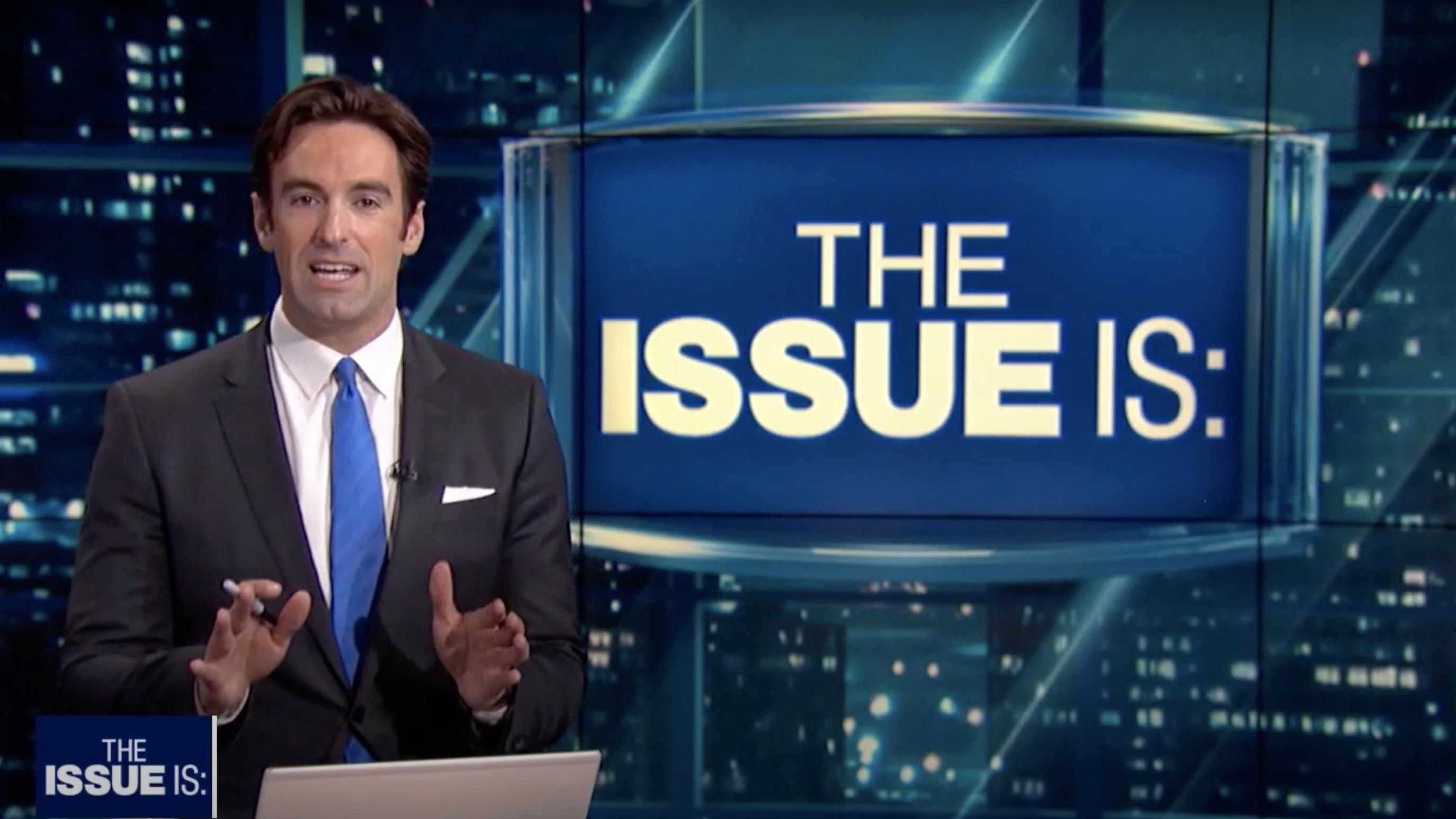 Backdrop for The Issue Is