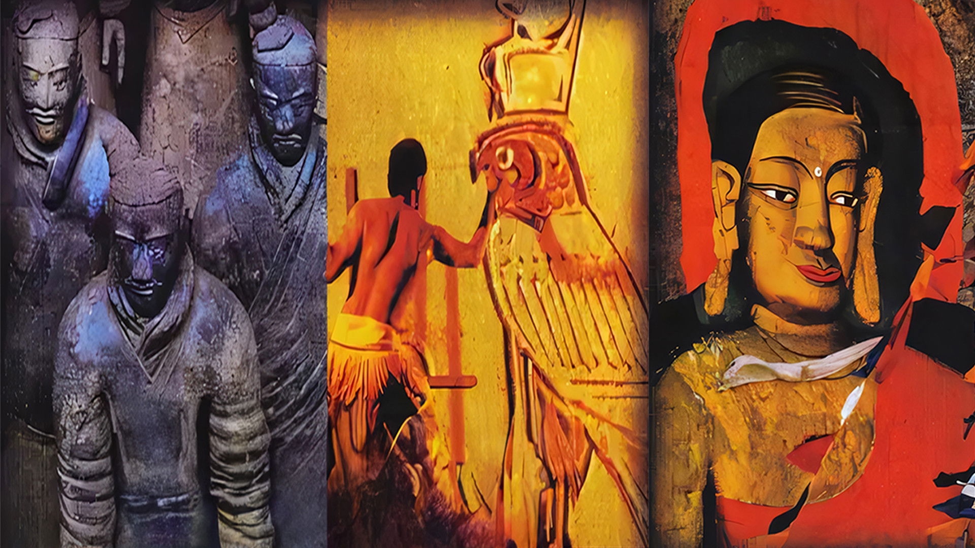 Backdrop for Time Life's Lost Civilizations