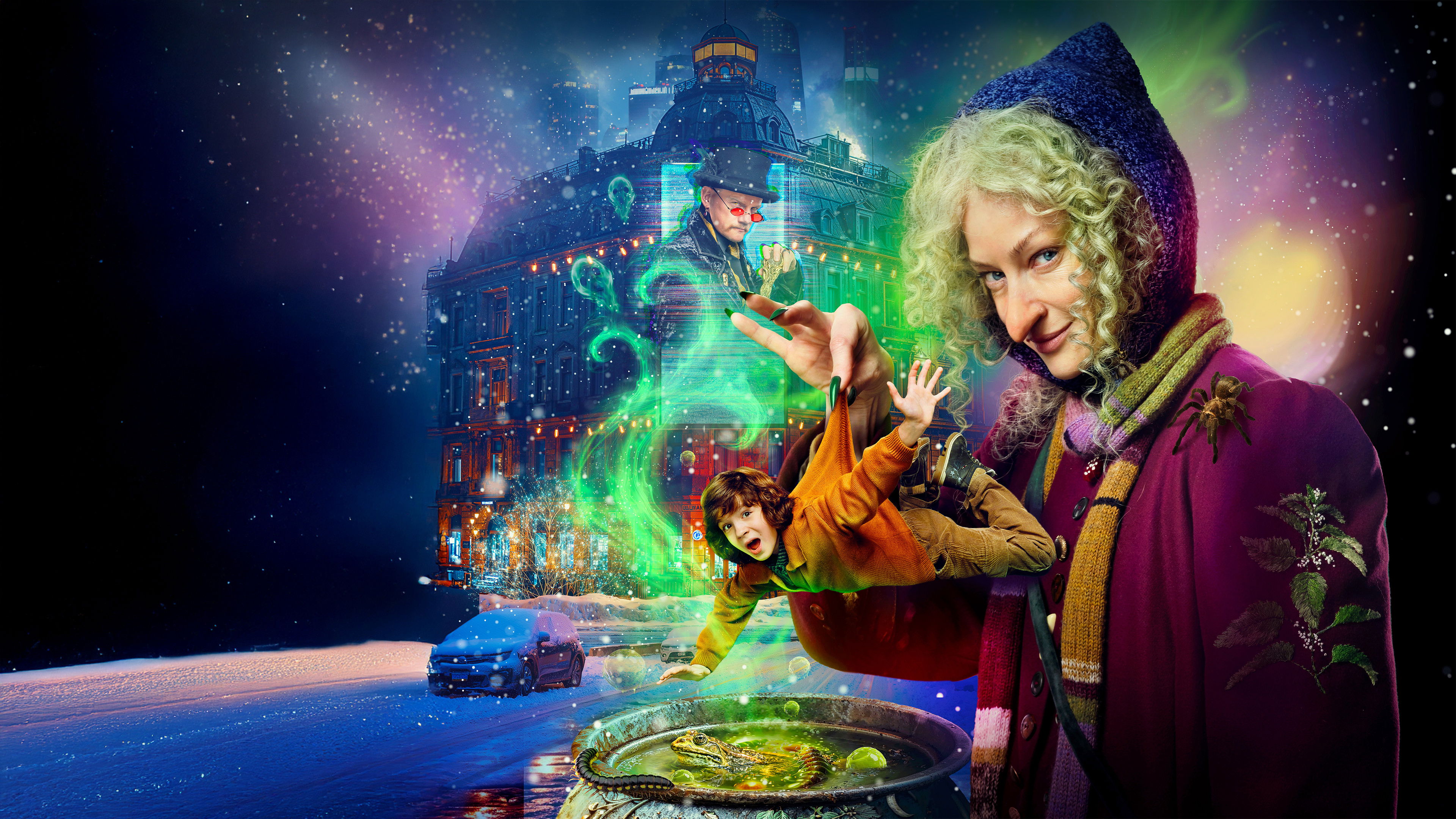 Backdrop for My Nanny is a Witch