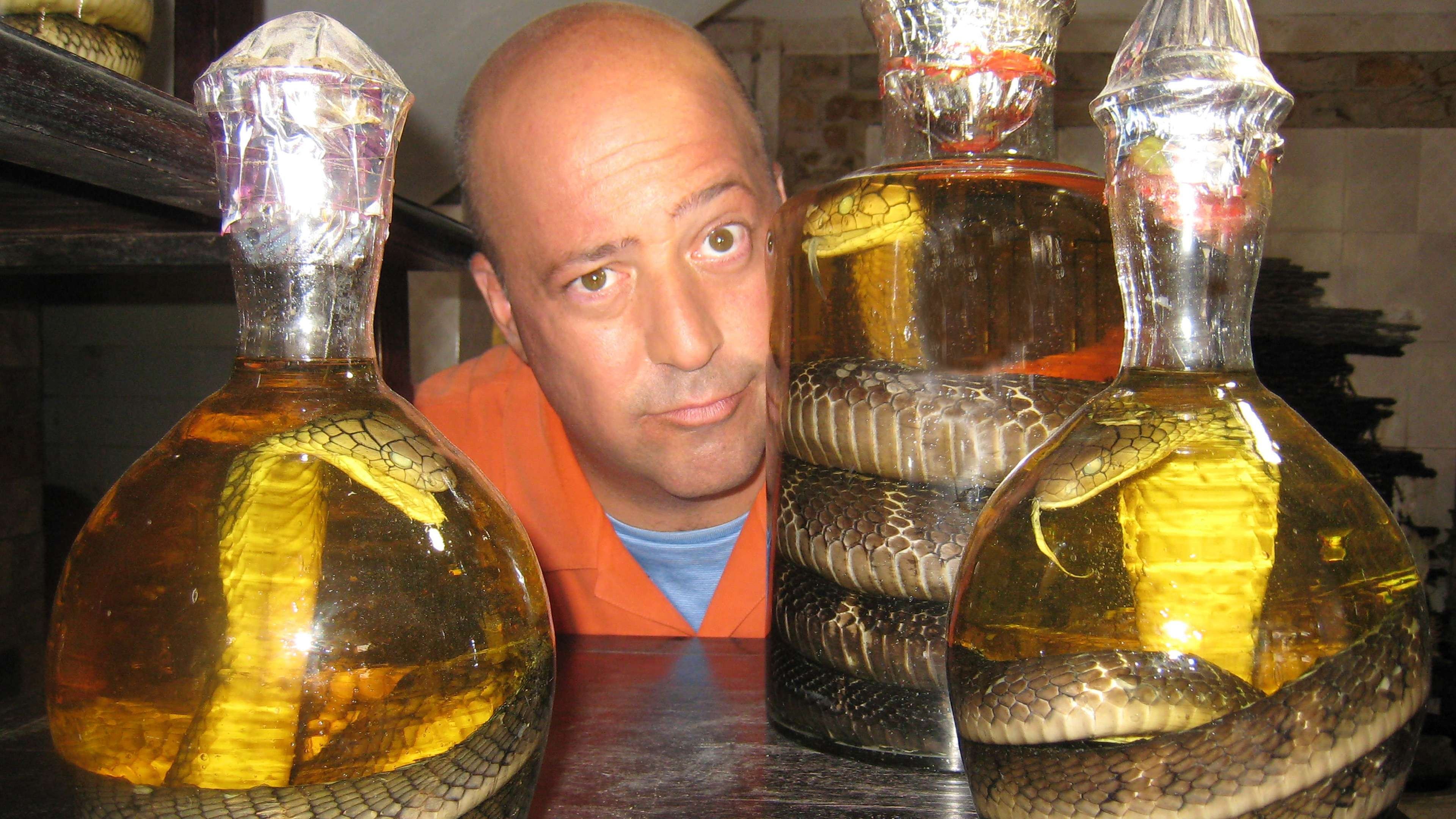 Backdrop for Andrew Zimmern's Bizarre World