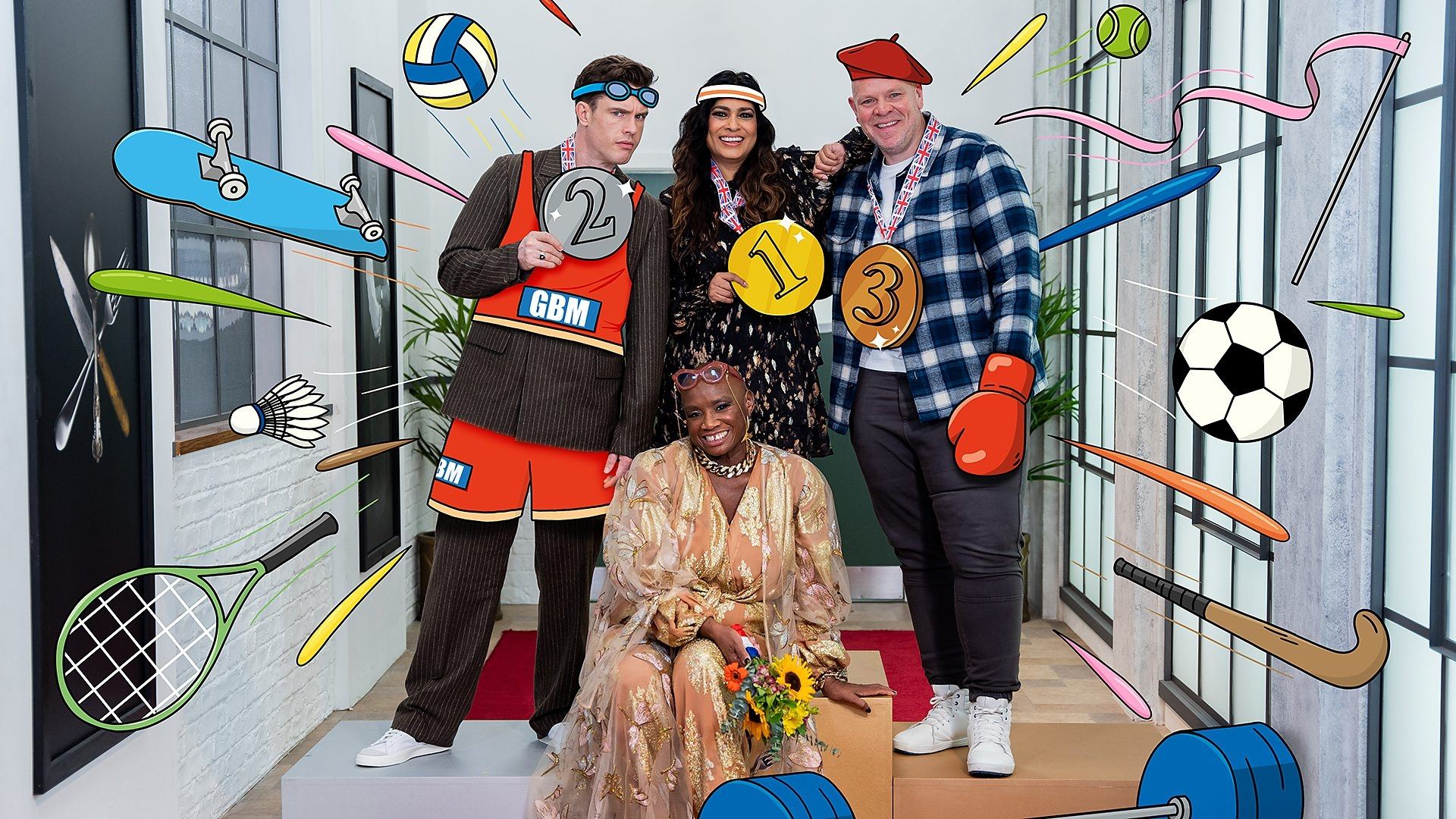 Backdrop for Great British Menu