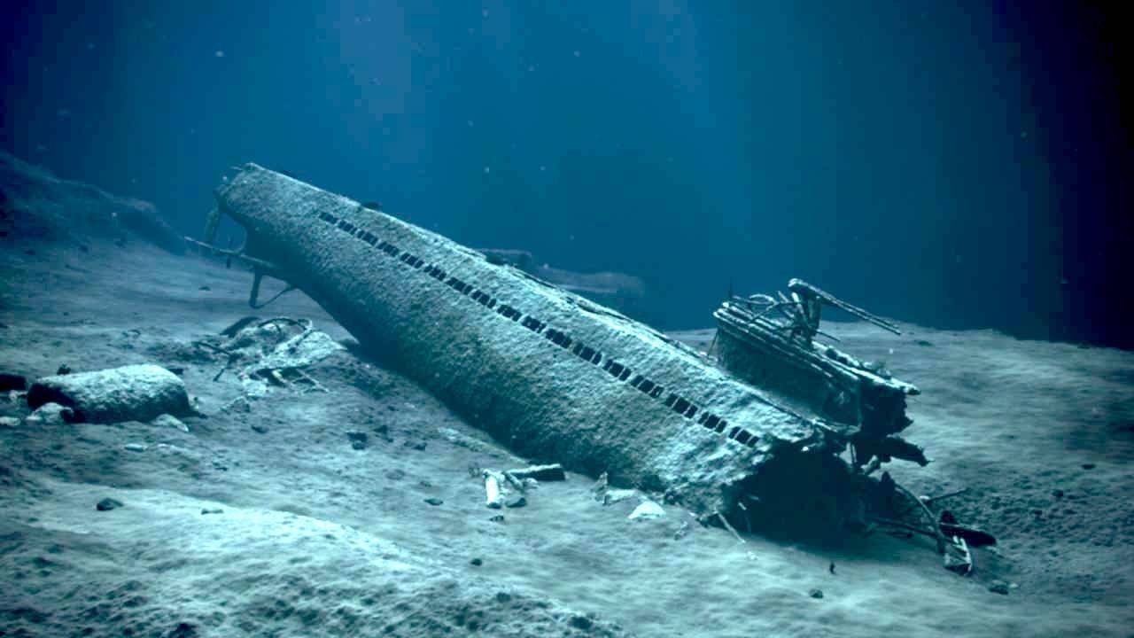 Backdrop for Nazi Sunken Sub