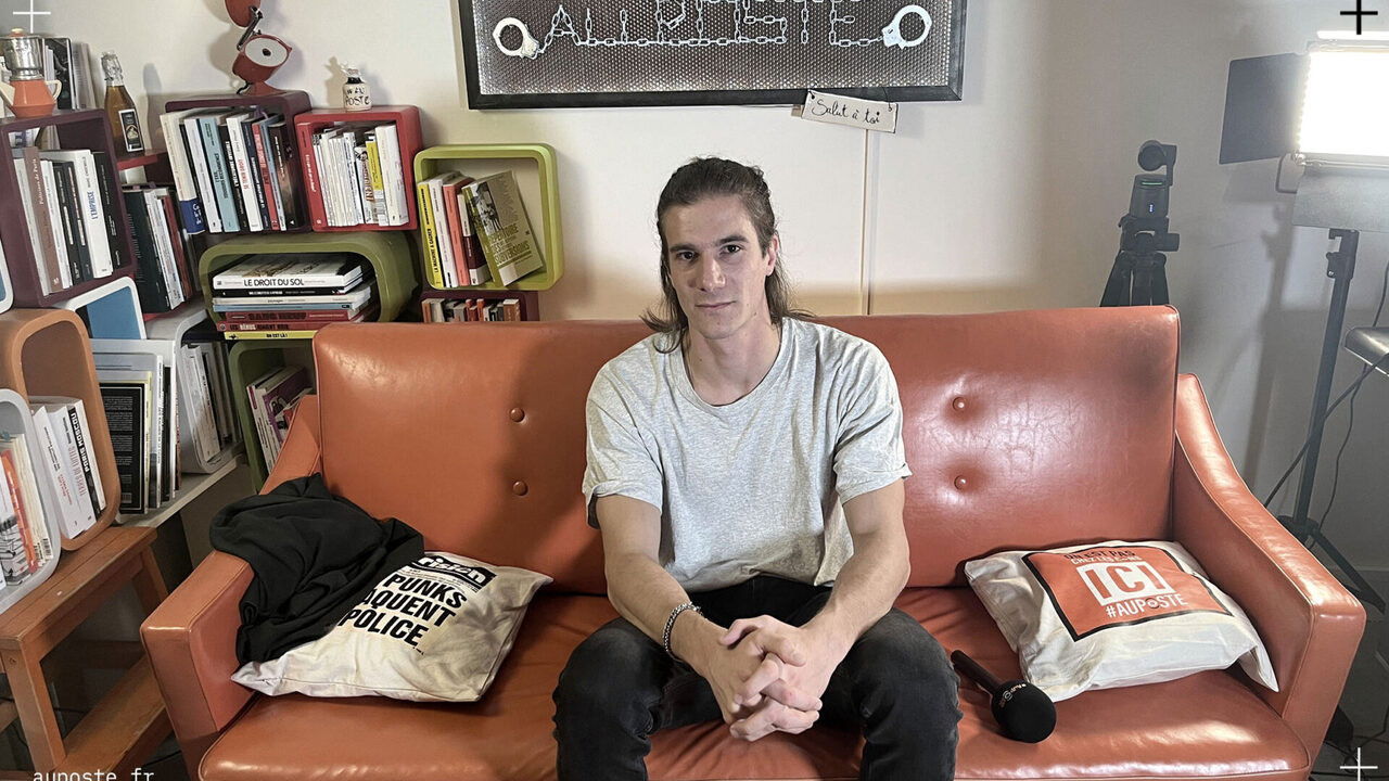 Backdrop for Journey into Gaza