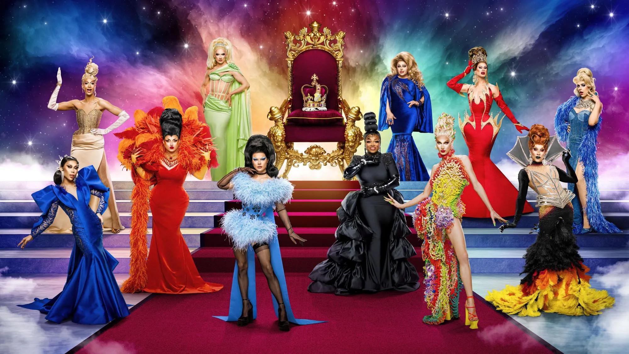Backdrop for RuPaul's Drag Race UK vs The World