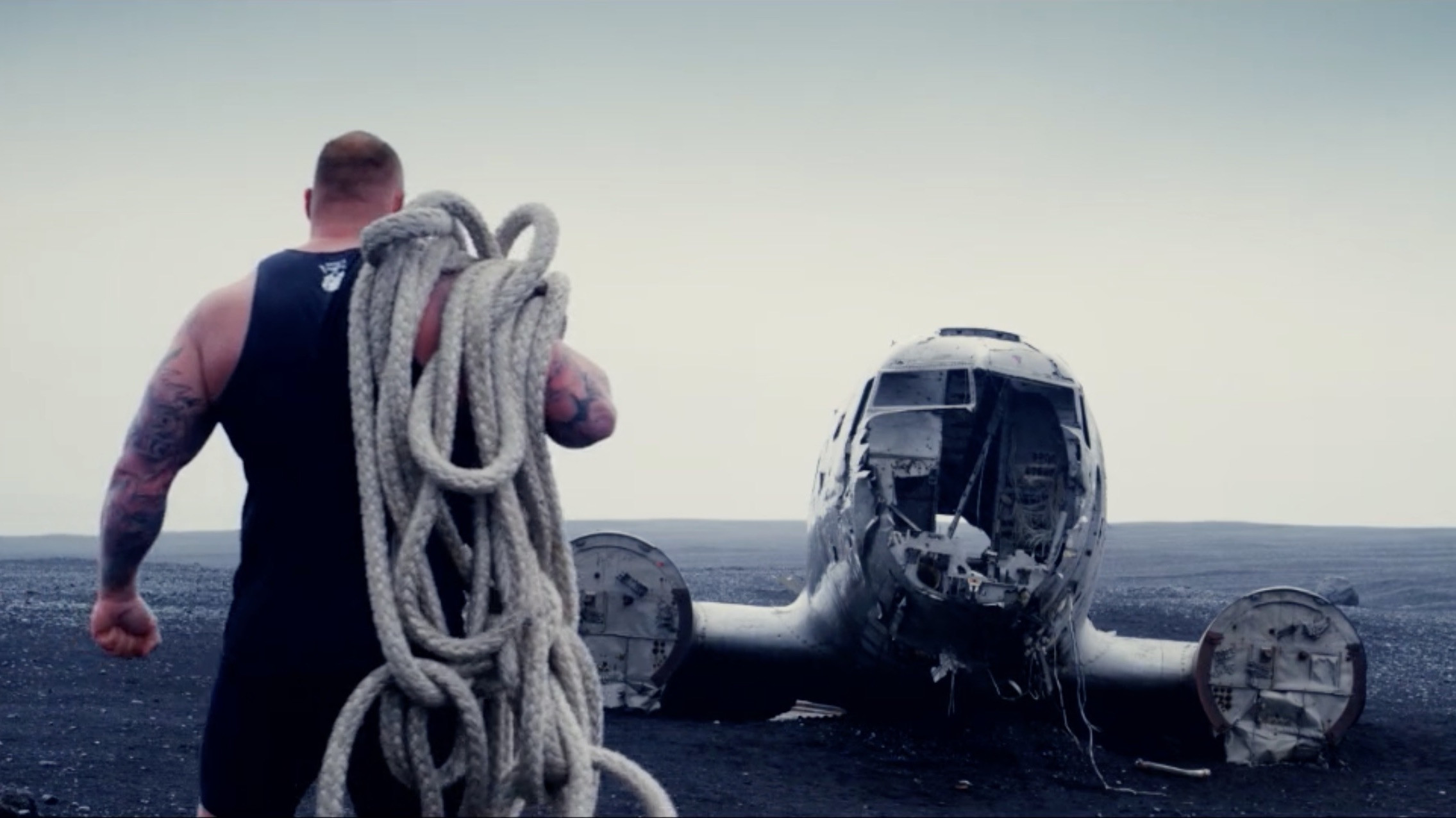 Backdrop for Strongman: Beyond the Mountain