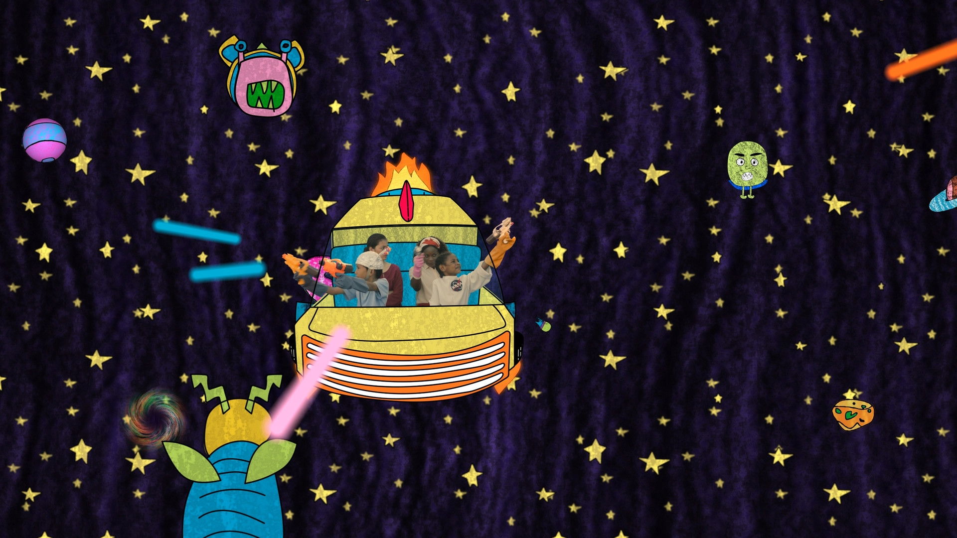 Backdrop for Somewhere in Space