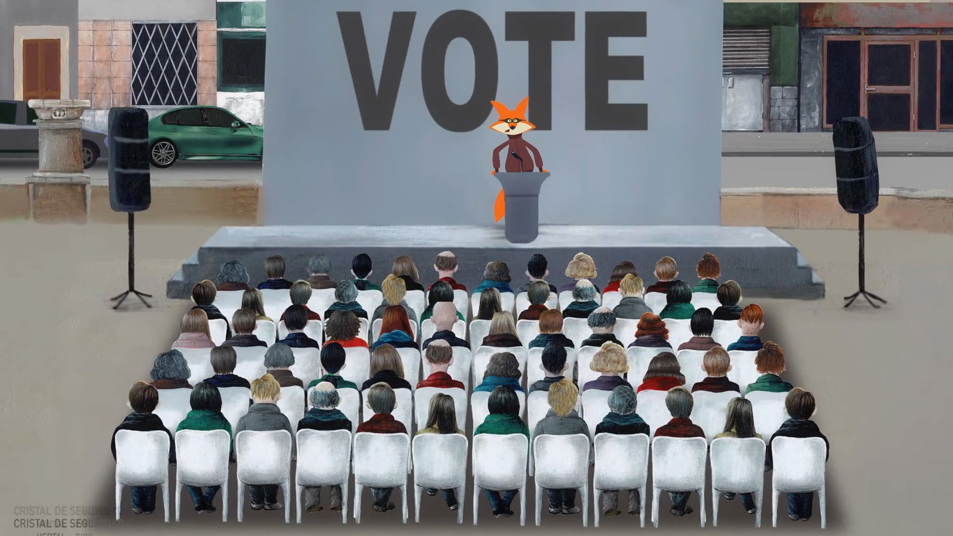 Backdrop for Madrid-Atocha