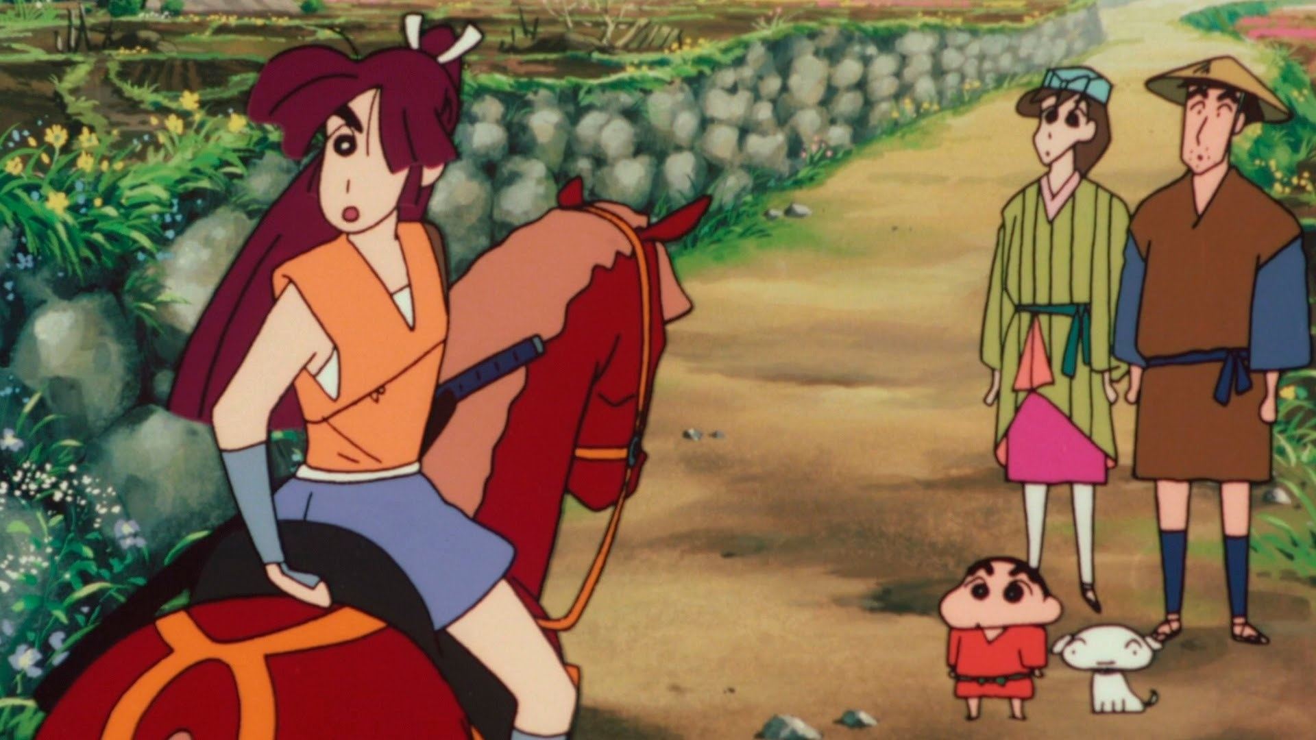 Backdrop for Crayon Shin-chan: Unkokusai's Ambition