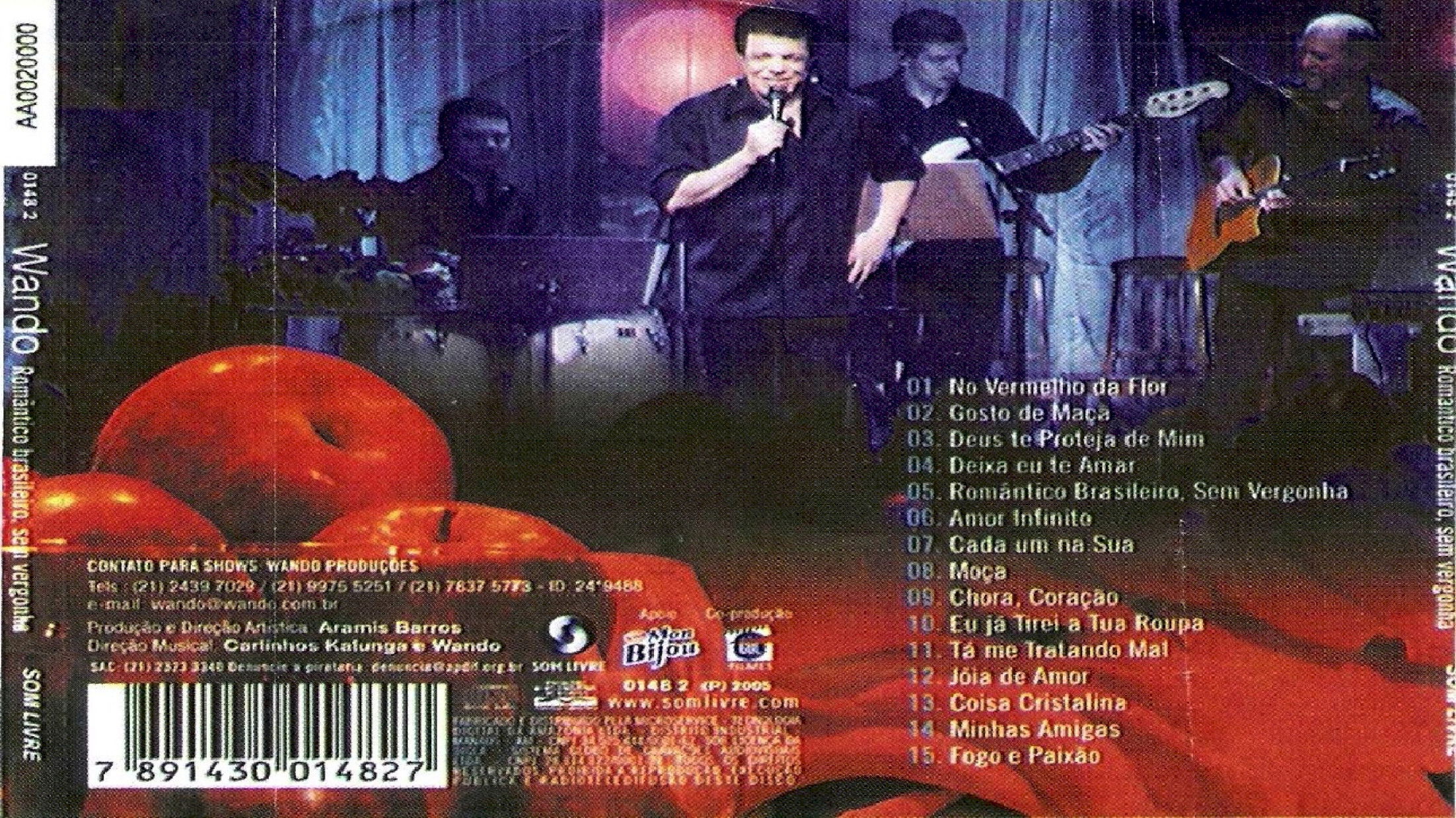 Backdrop for Wando Romantico Brasileiro Sem Vergonha